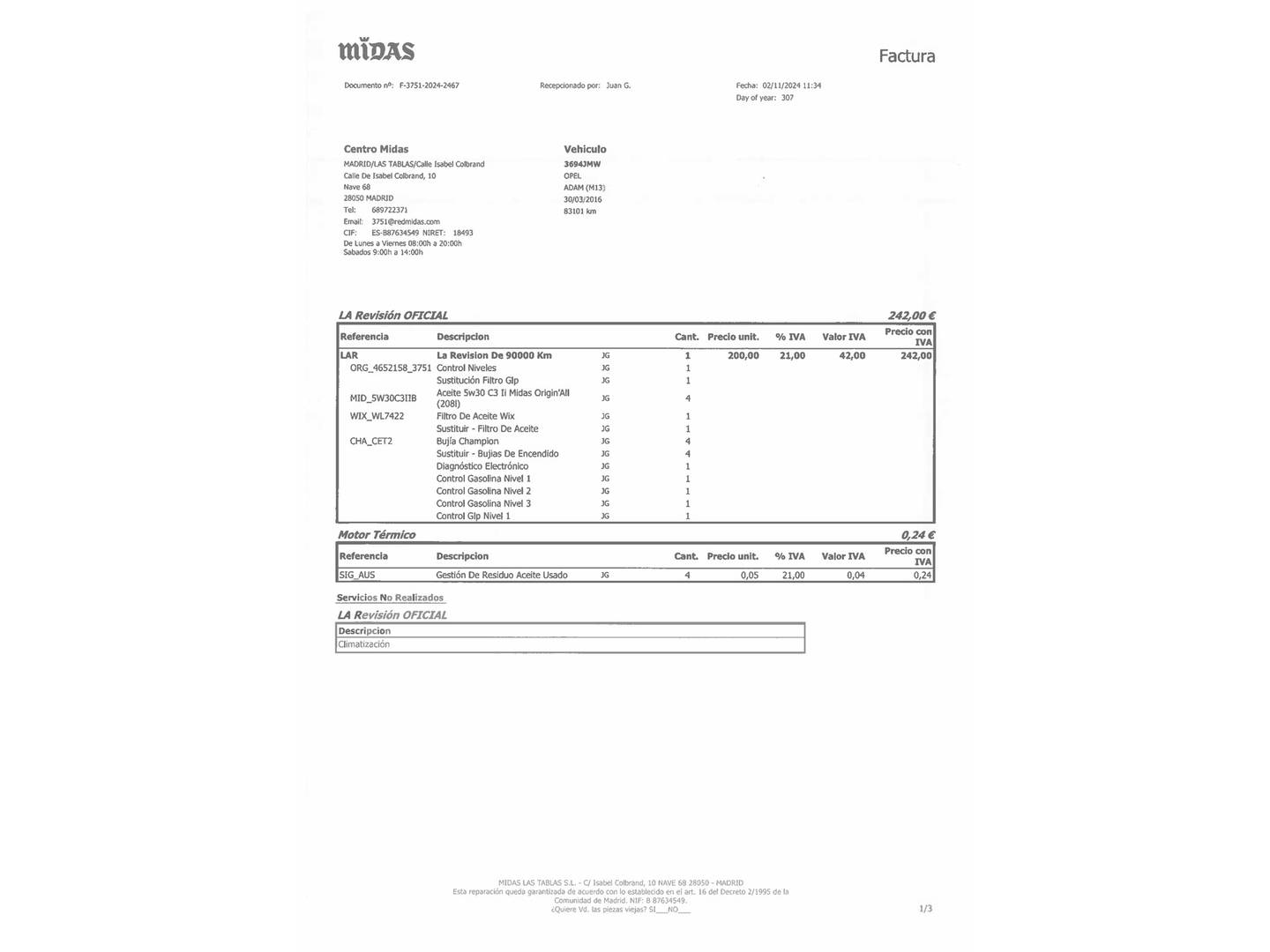 Foto Opel Adam Opel Adam 1.4 XEL Glam (87 CV)