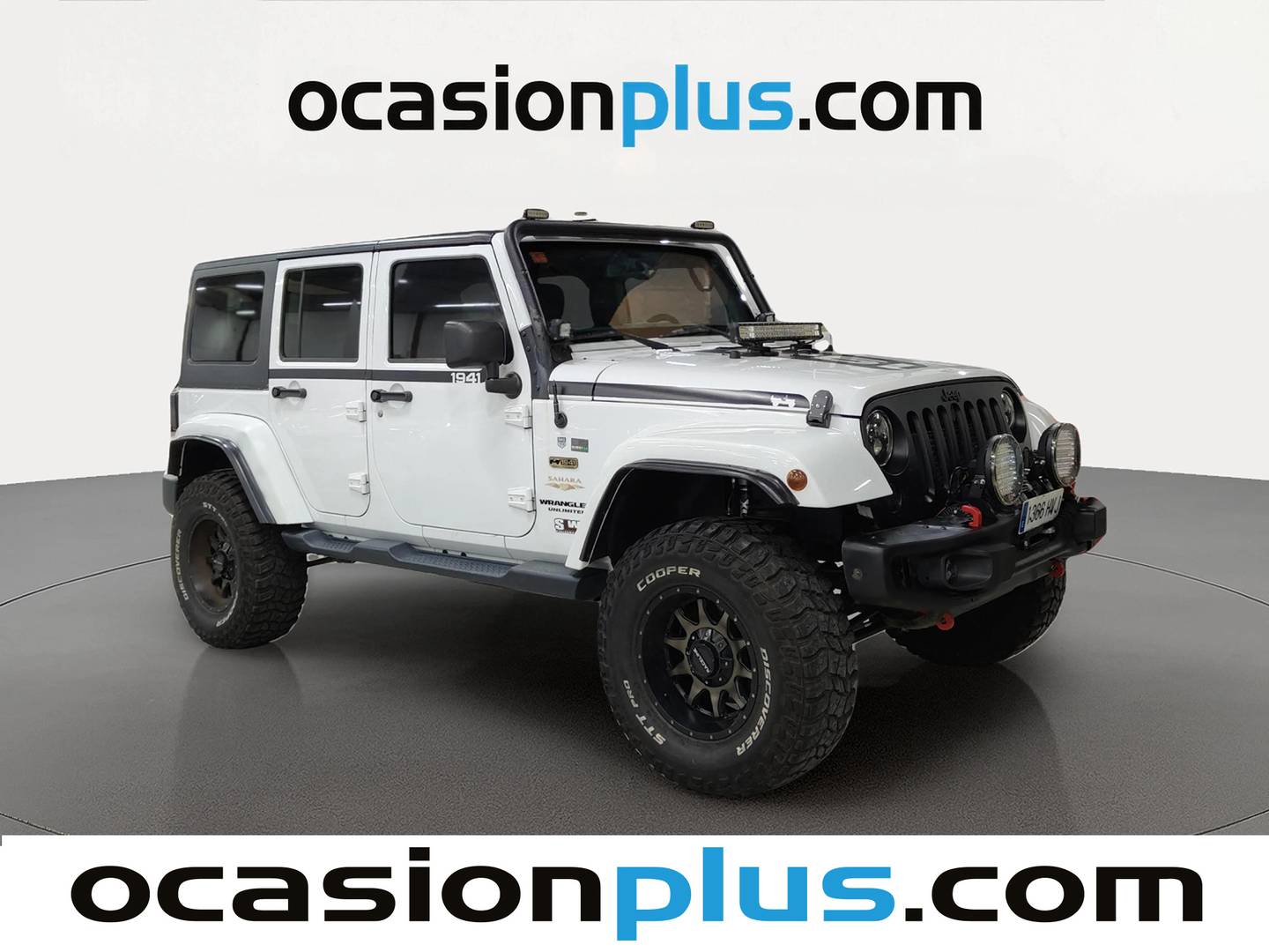 Foto delantera Jeep Wrangler Unlimited Jeep Wrangler Unlimited 2.8 CRD Sahara (200 CV) derecha