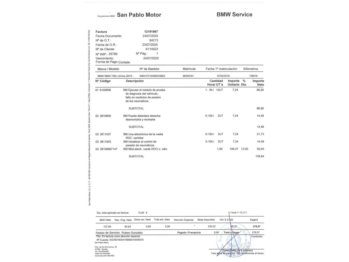 Foto BMW Serie 7 BMW Serie 7 750Li xDrive (450 CV)