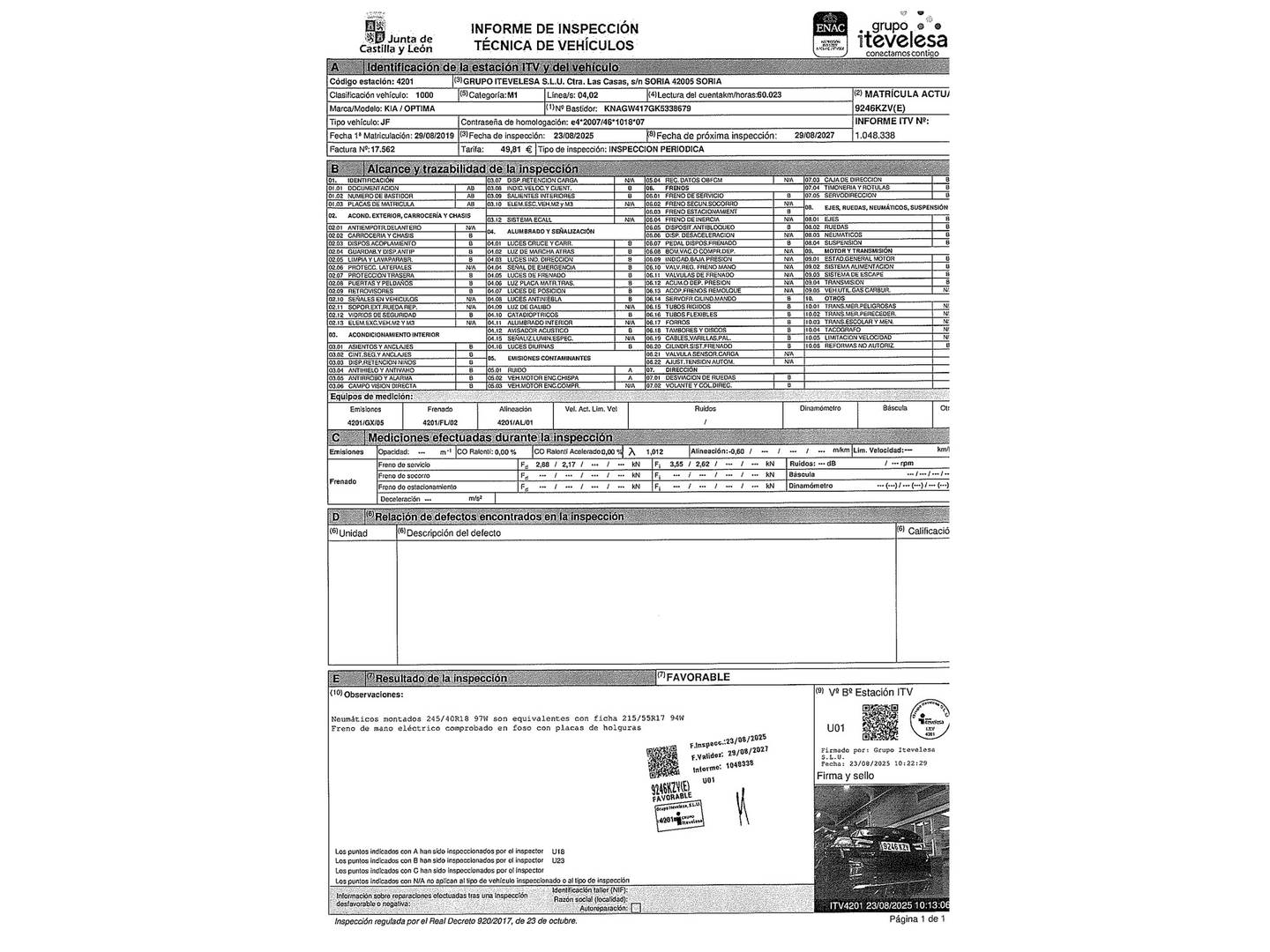 Foto KIA Optima Kia Optima 1.6 T-GDi GT Line (Pack Luxury) DCT (180 CV)