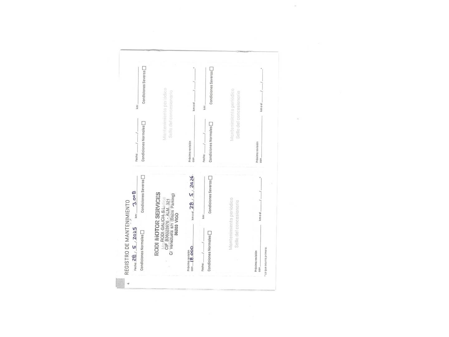 Foto del mantenimiento del DS DS 3 DS DS3 PureTech 130 Performance Line Auto (130 CV)