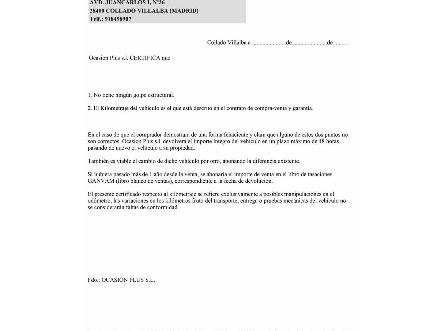 Foto del certificado del Seat Arona Seat Arona 1.0 TSI Style XL DSG (115 CV)
