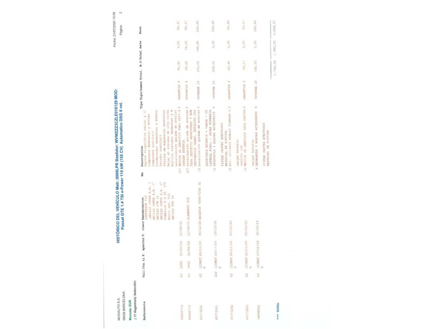 Foto Volkswagen Passat Volkswagen Passat GTE 1.4 TSI e-Power DSG  (218 CV)