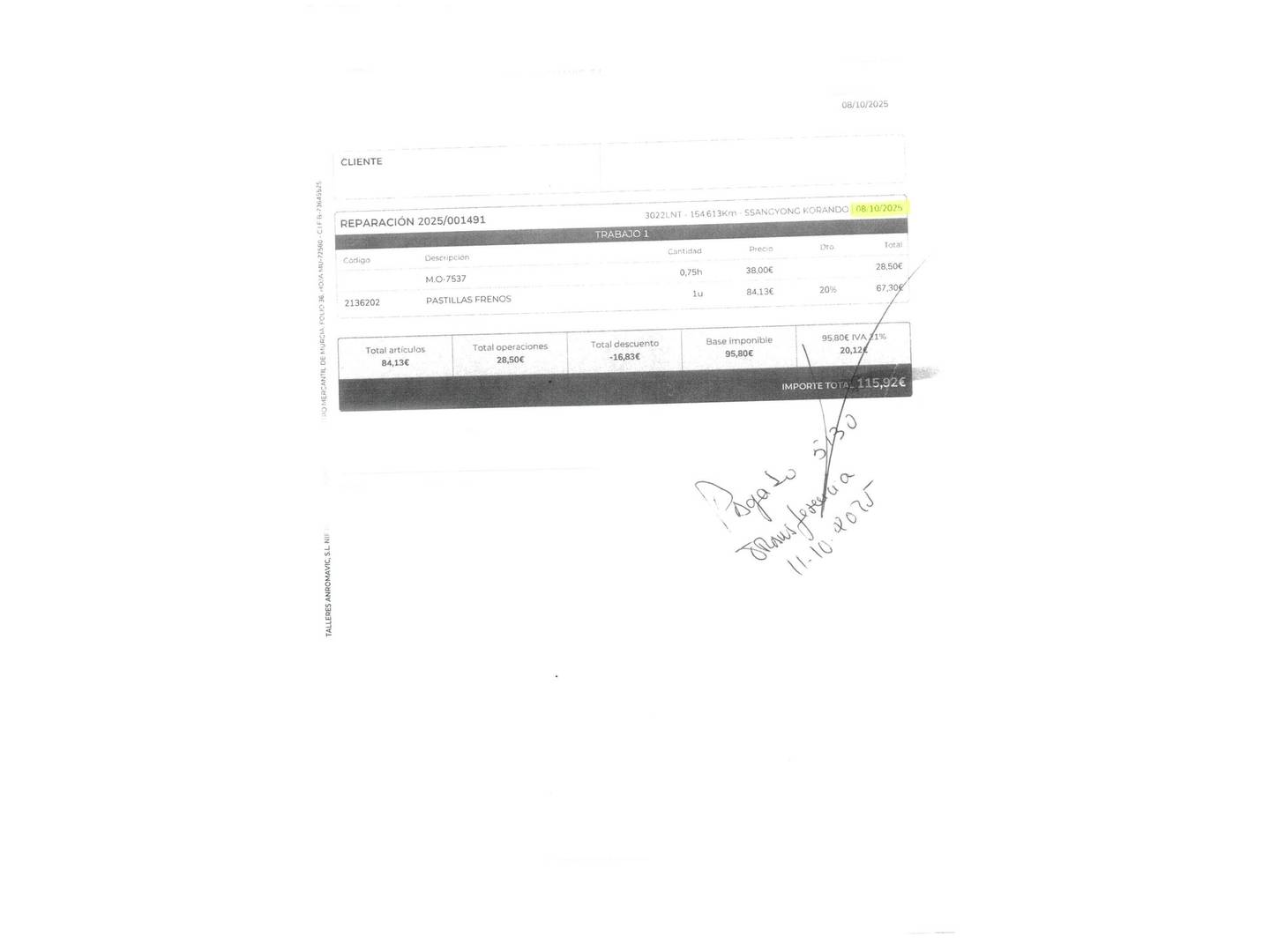 Foto SsangYong Korando Ssangyong Korando D16T Urban Auto (136 CV)