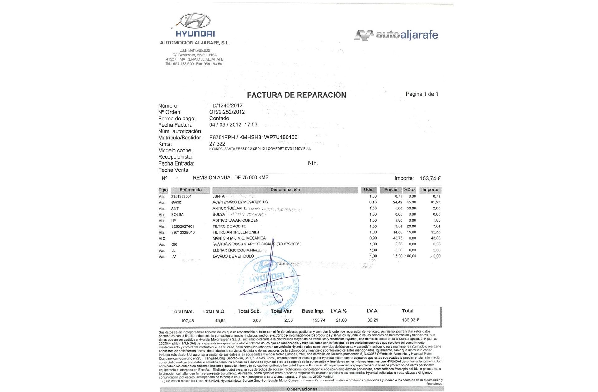 Hyundai Santa Fe 2.2 CRDi VGT Style 7 plazas - foto 21