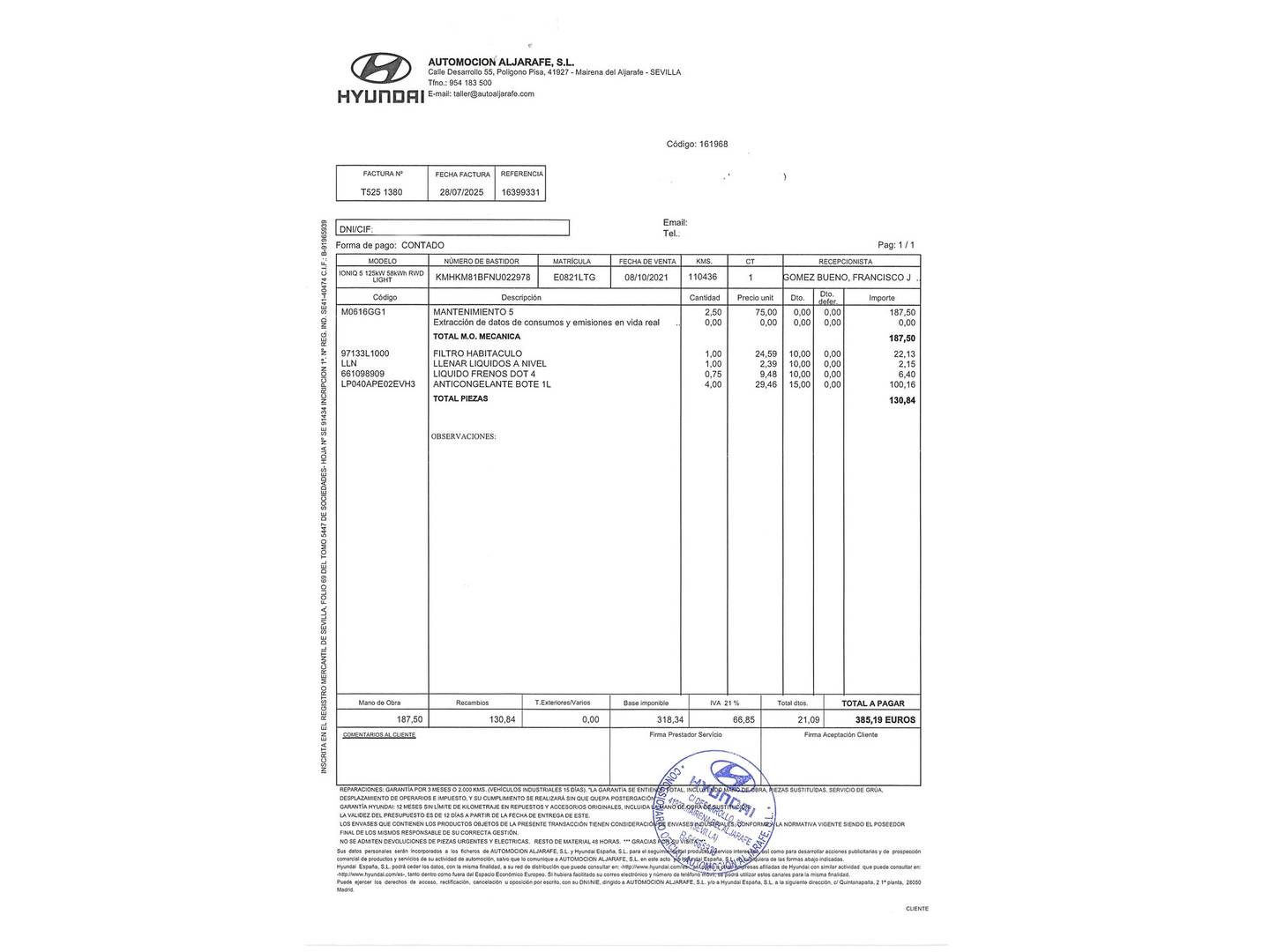 Foto Hyundai IONIQ 5 Hyundai Ioniq 5 58KWH Light RWD (170 CV)