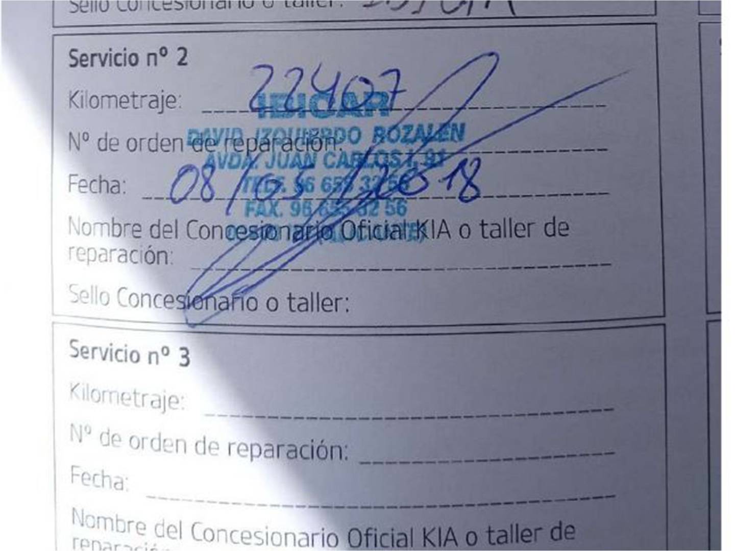 Foto del mantenimiento del KIA Sportage KIA Sportage 1.6 GDI x-Tech Eco-Dynamics 4x2  (135 CV)