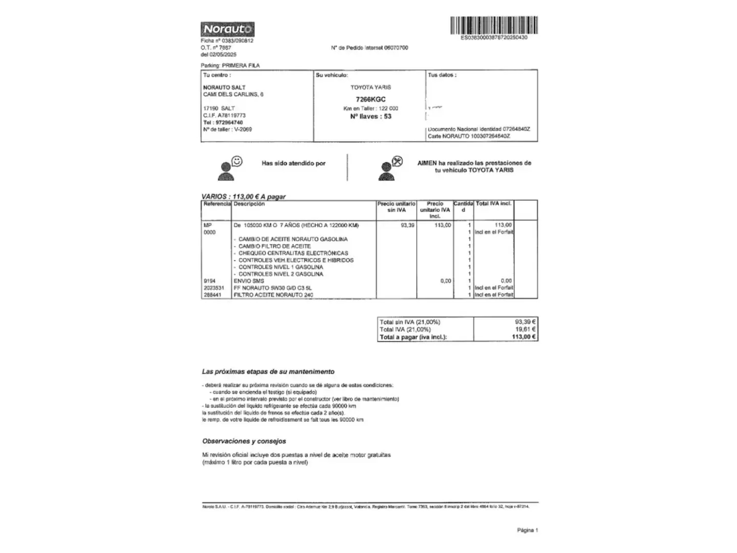 Foto Toyota Yaris Toyota Yaris 1.5 Hybrid Active (100 CV)