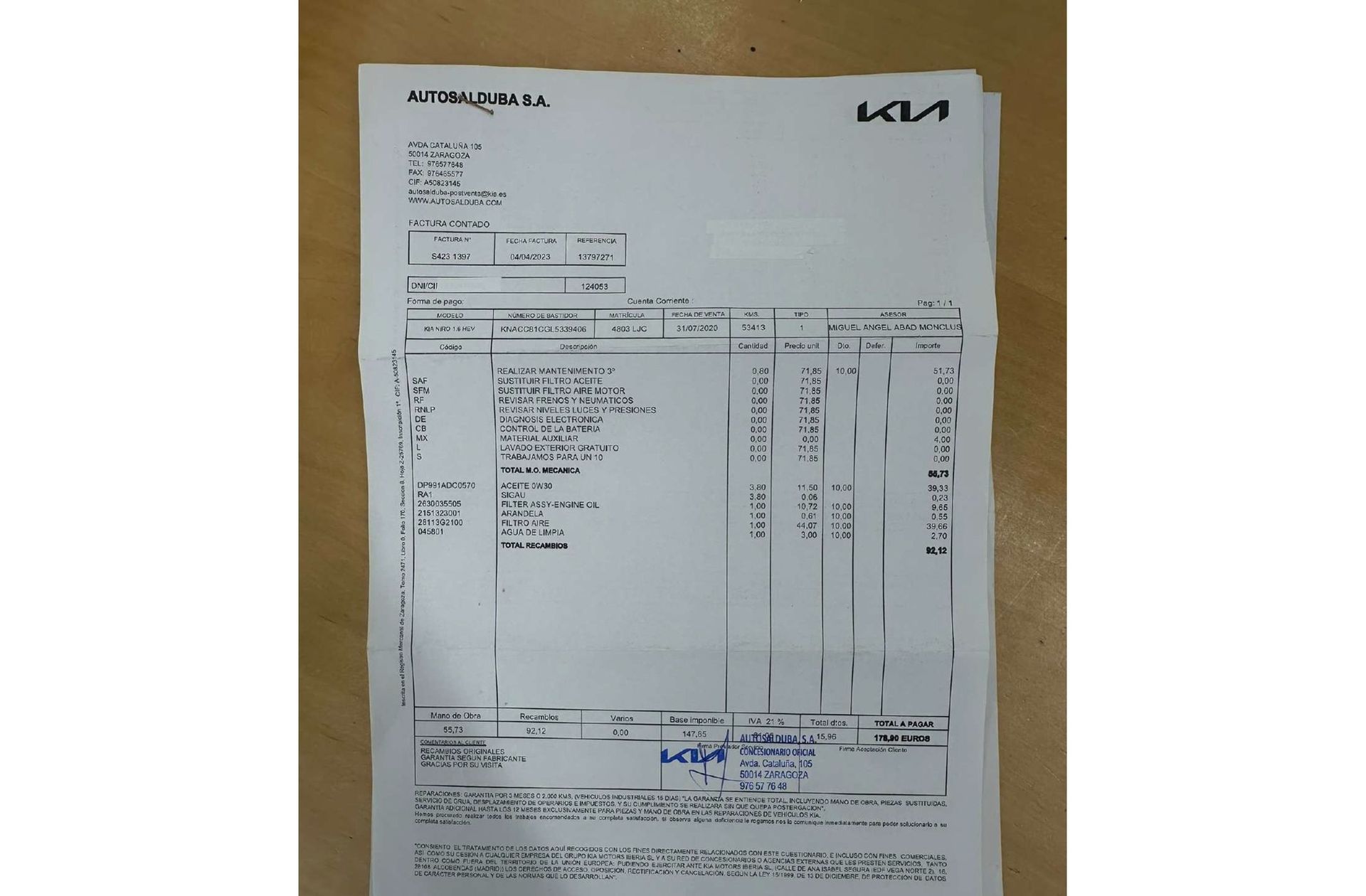 Kia Niro 1.6 GDi HEV Híbrido Emotion - foto 21