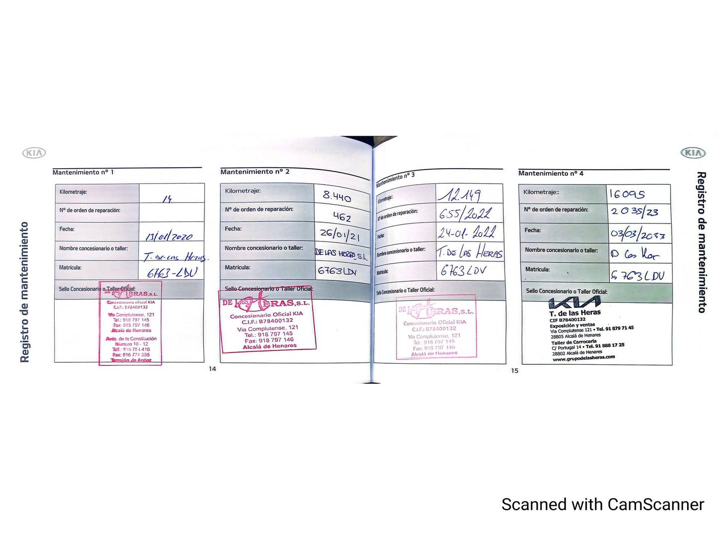 Foto del mantenimiento del KIA Picanto Kia Picanto 1.2 CVVT GT Line Automático (84 CV)