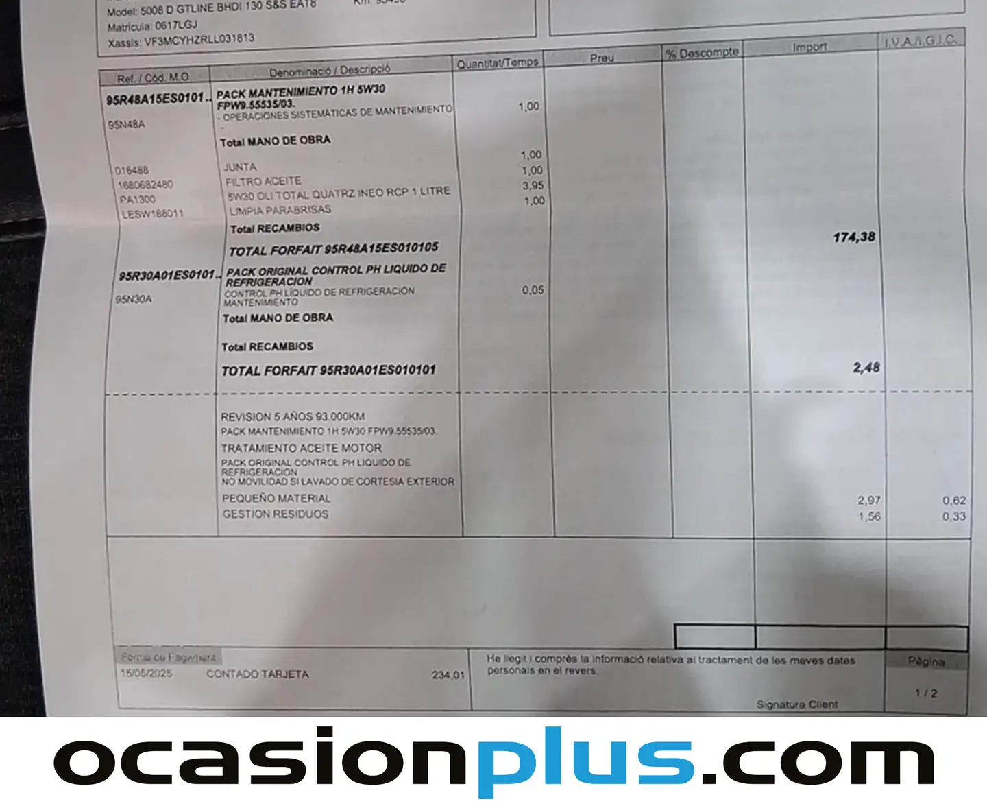 Foto Peugeot 5008 Peugeot 5008 BlueHDI 130 S&S GT Line EAT8 (130 CV) 7 Plazas