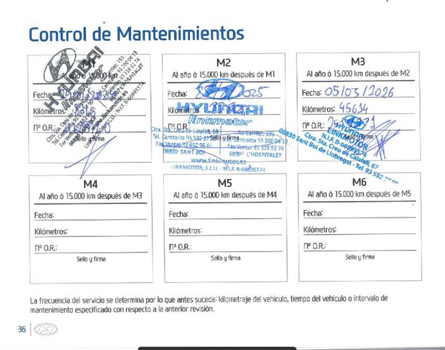 Foto del mantenimiento del Hyundai Bayon HYUNDAI Bayon 1.0 TGDI 48V Style DCT 2C (120CV)