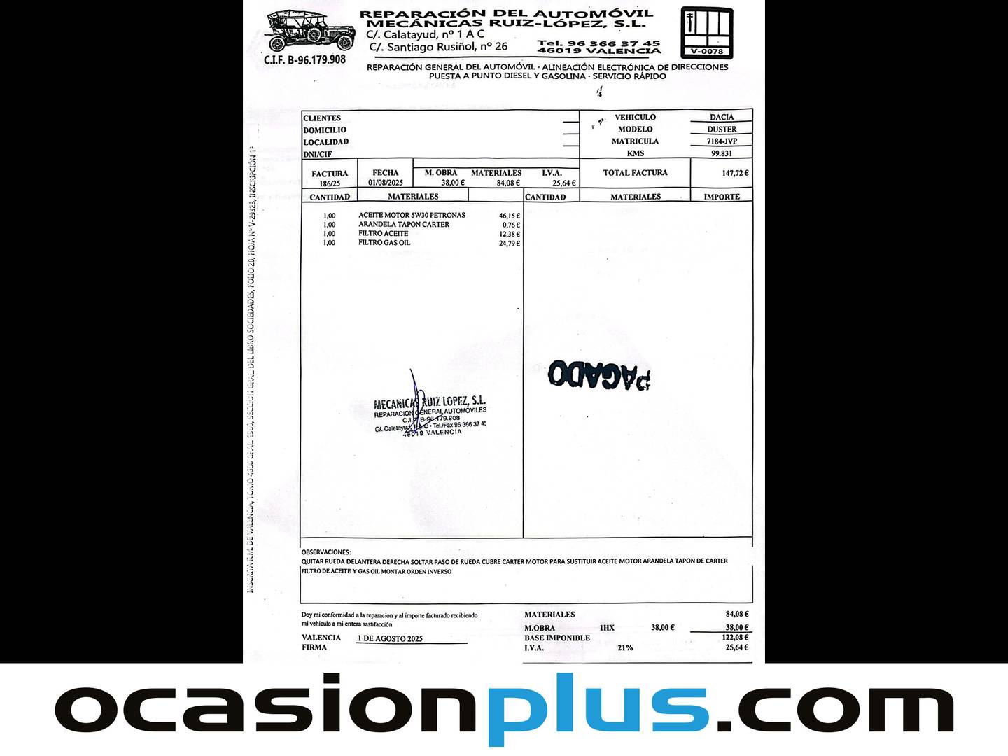 Foto Dacia Duster Dacia Duster dCi 110 SL Blackshadow 4x2 EU6 (109 CV)