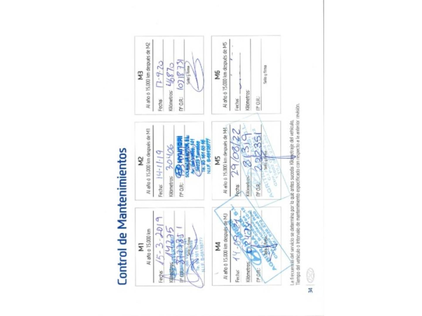 Foto del mantenimiento del Hyundai i30 Hyundai i30 Fastback 1.4 TGDI Style DCT (140 CV)