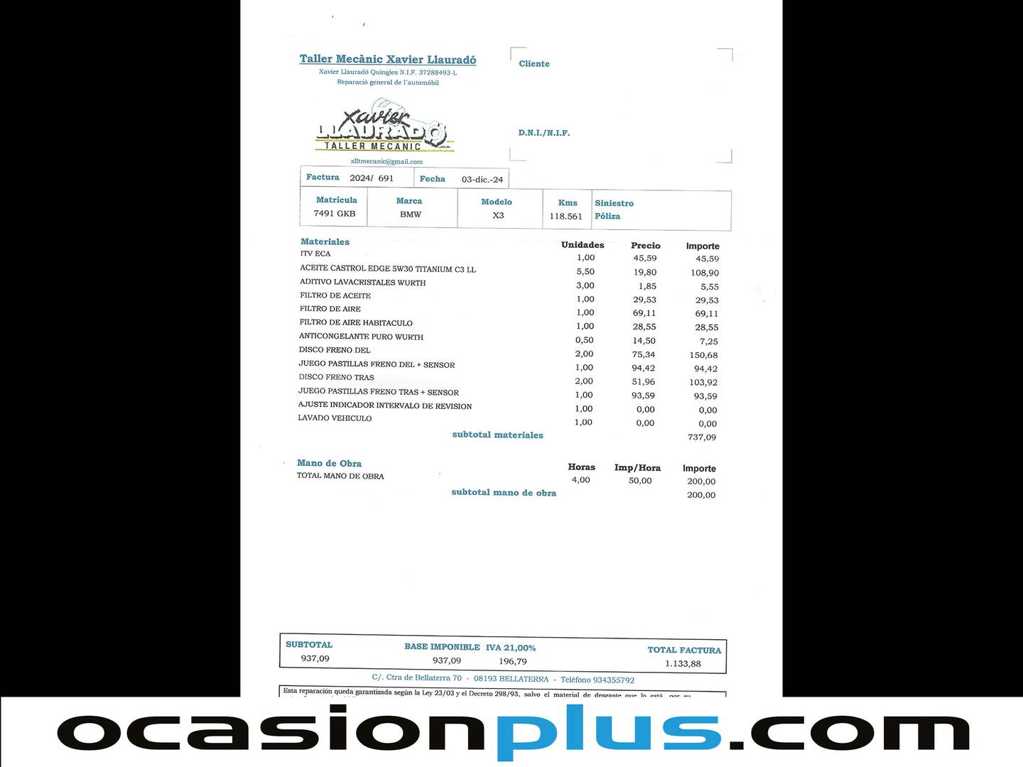 Foto BMW X3 BMW X3 xDrive20d (177 CV)