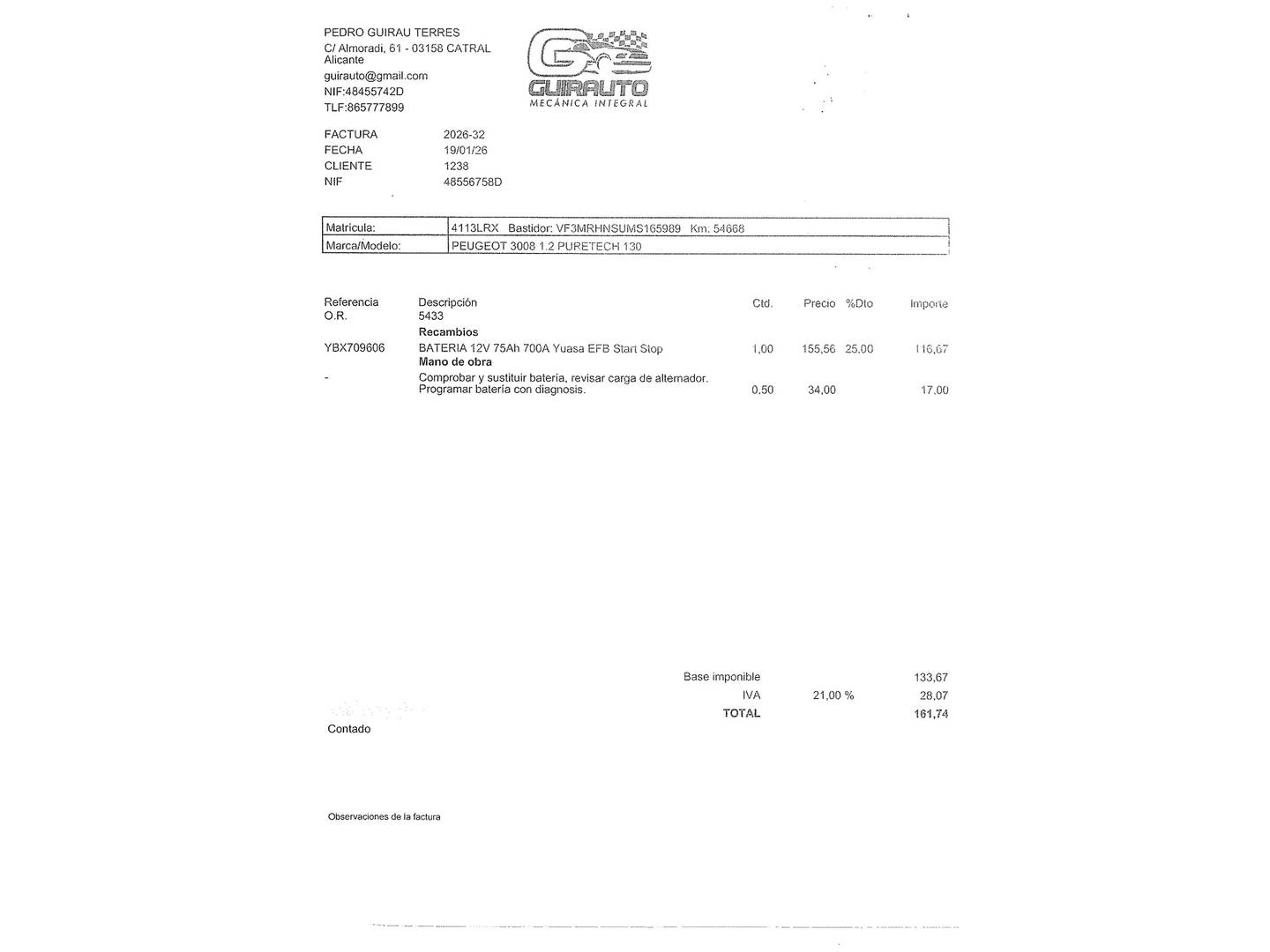 Foto Peugeot 3008 Peugeot 3008 PureTech 130 S&S GT EAT8 (130 CV)
