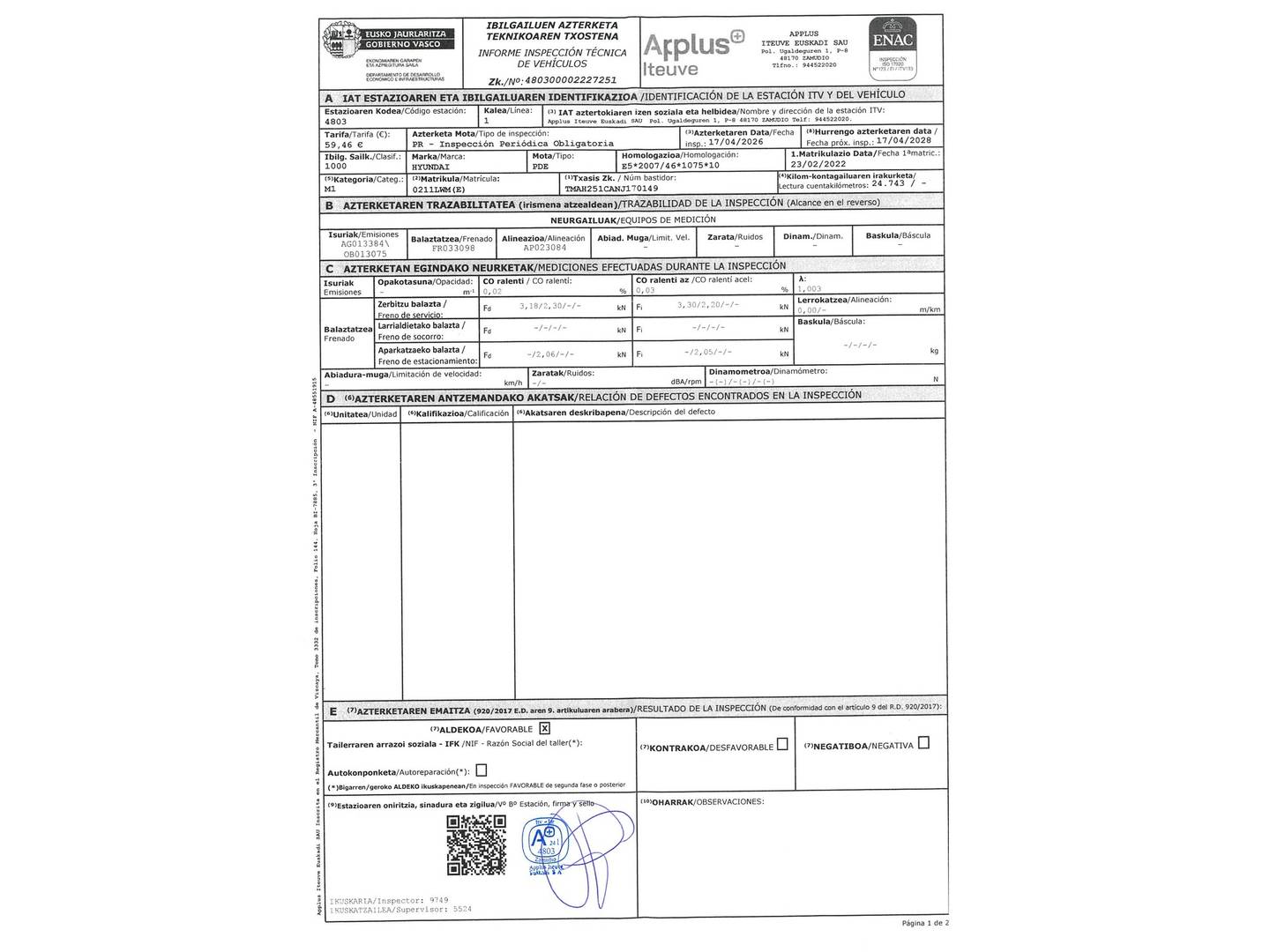 Hyundai i30 Hyundai i30 1.5 DPI Essence (110 CV) de segunda mano