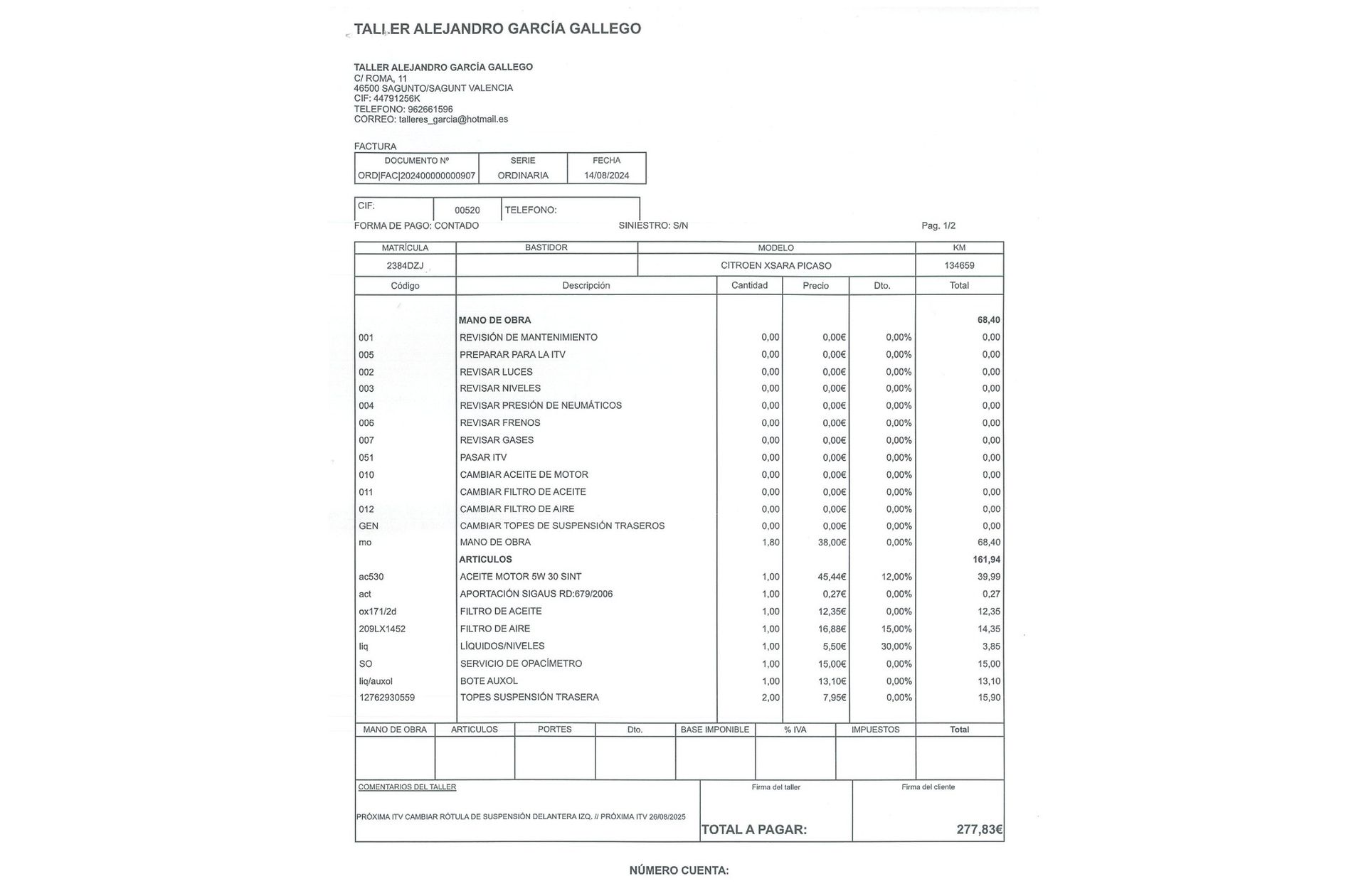 Citroën Xsara Picasso 1.6 HDi SX Top - foto 17
