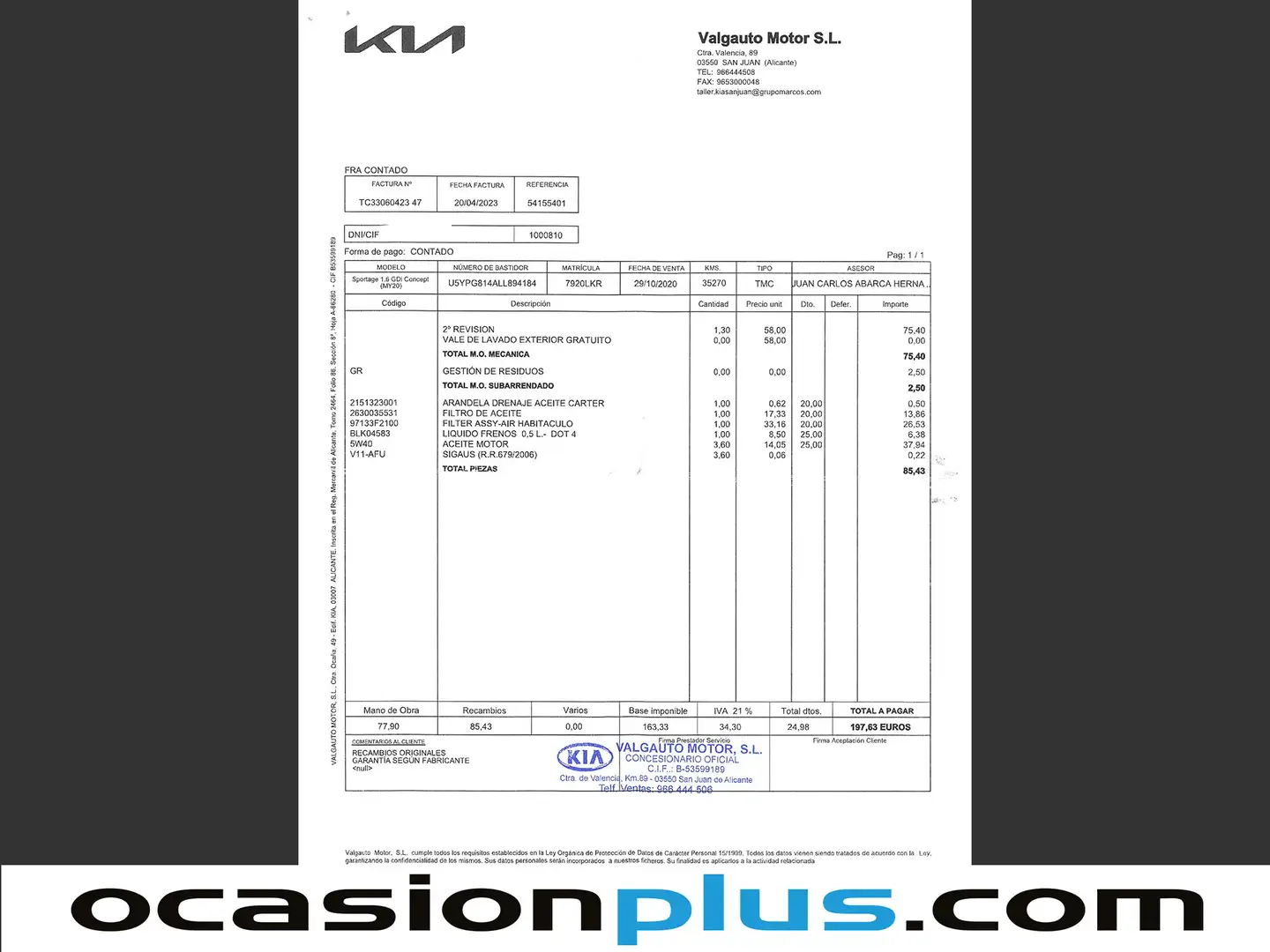 Foto KIA Sportage Kia Sportage 1.6 GDi Concept 4x2 (132 CV)