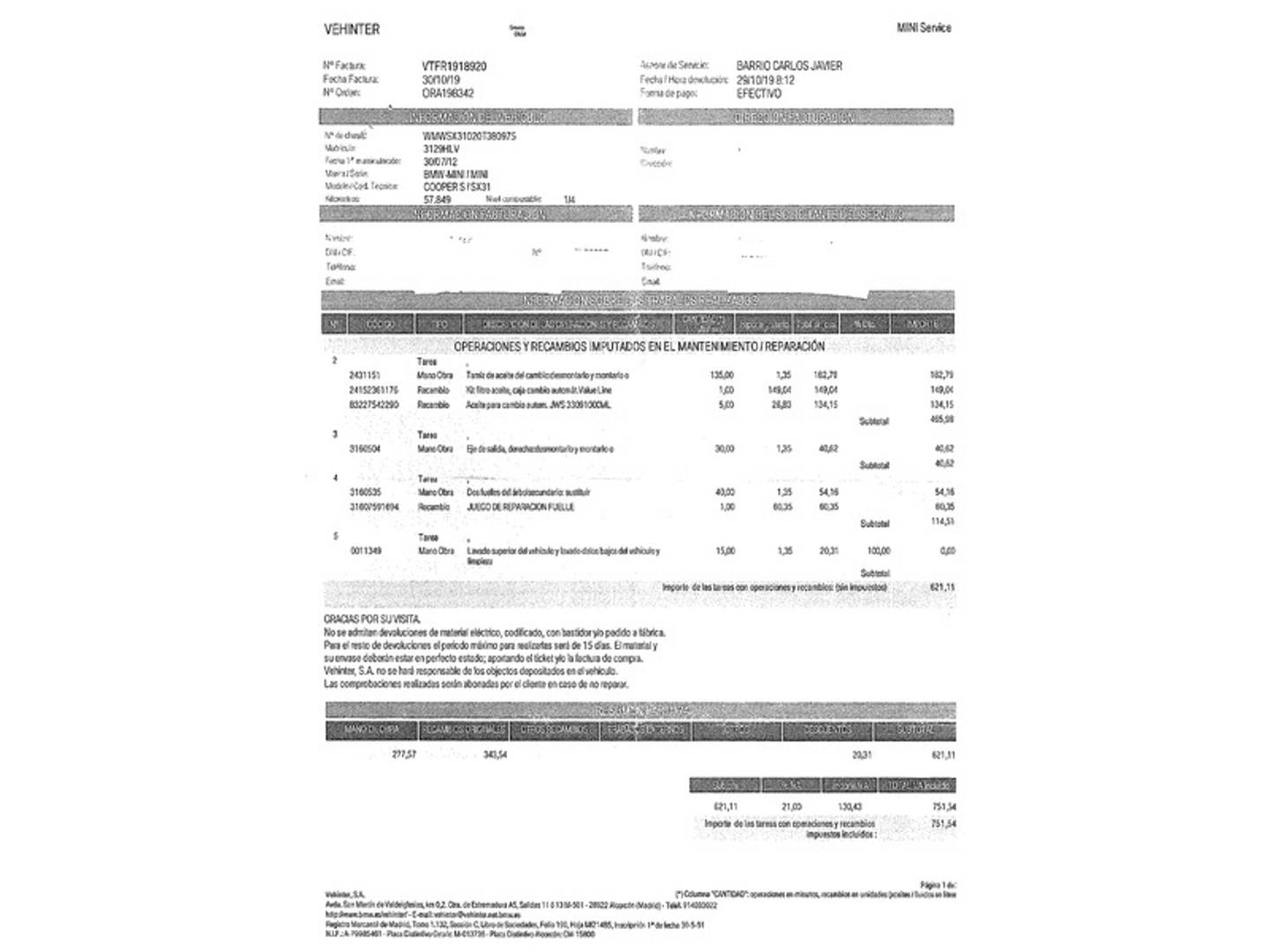 Foto Mini MINI MINI MINI Coupe Cooper S (184 CV)