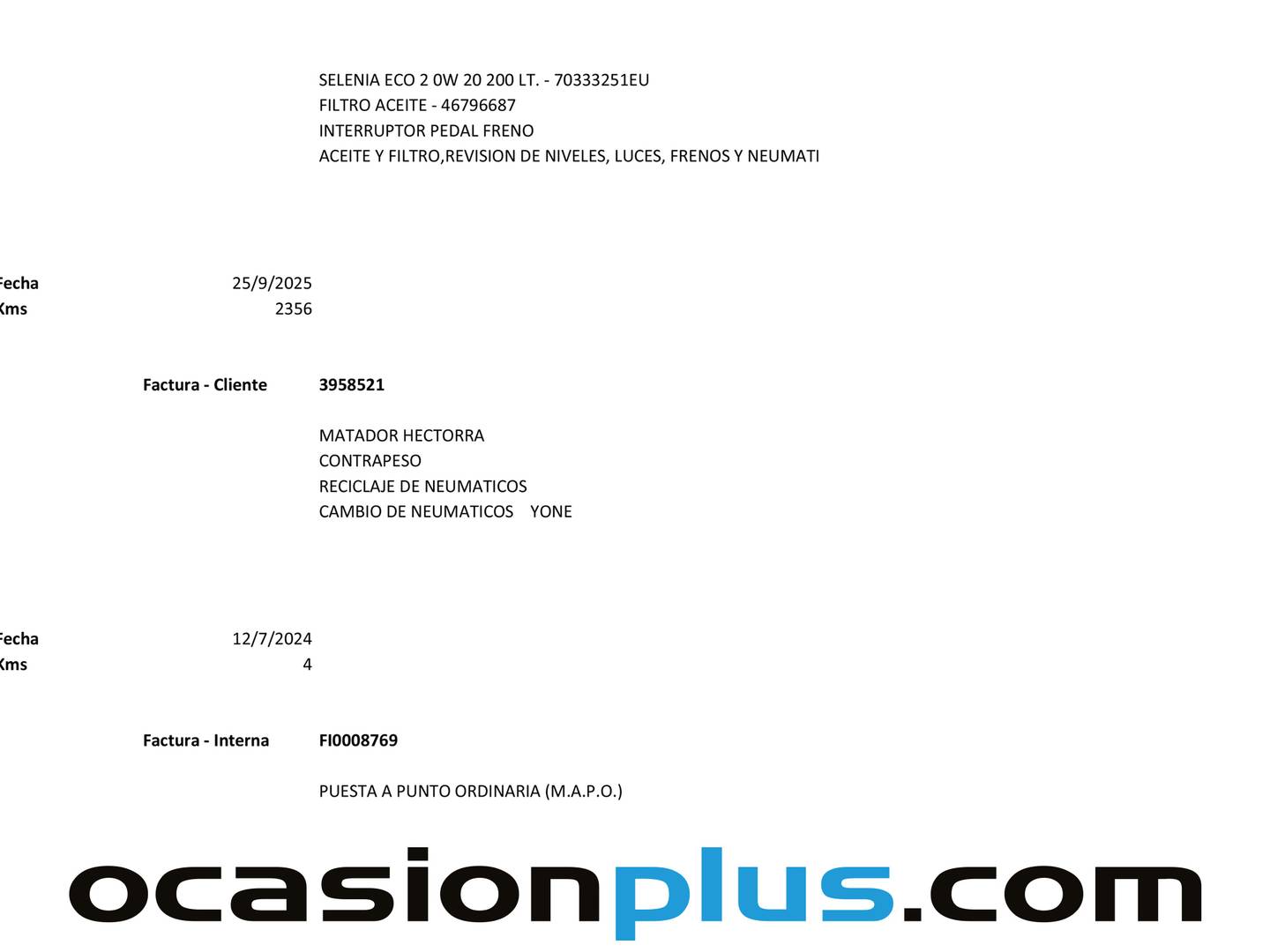 Foto del mantenimiento del Fiat 500 Fiat 500 1.0 Hybrid Dolcevita (70 CV)