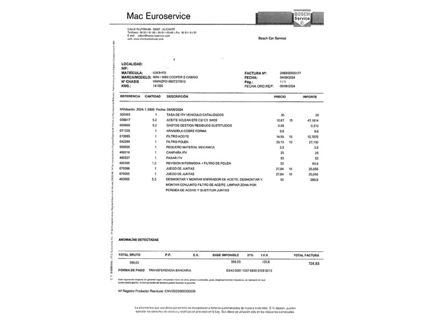 Foto Mini MINI MINI MINI Cabrio Cooper S Auto (184 CV)