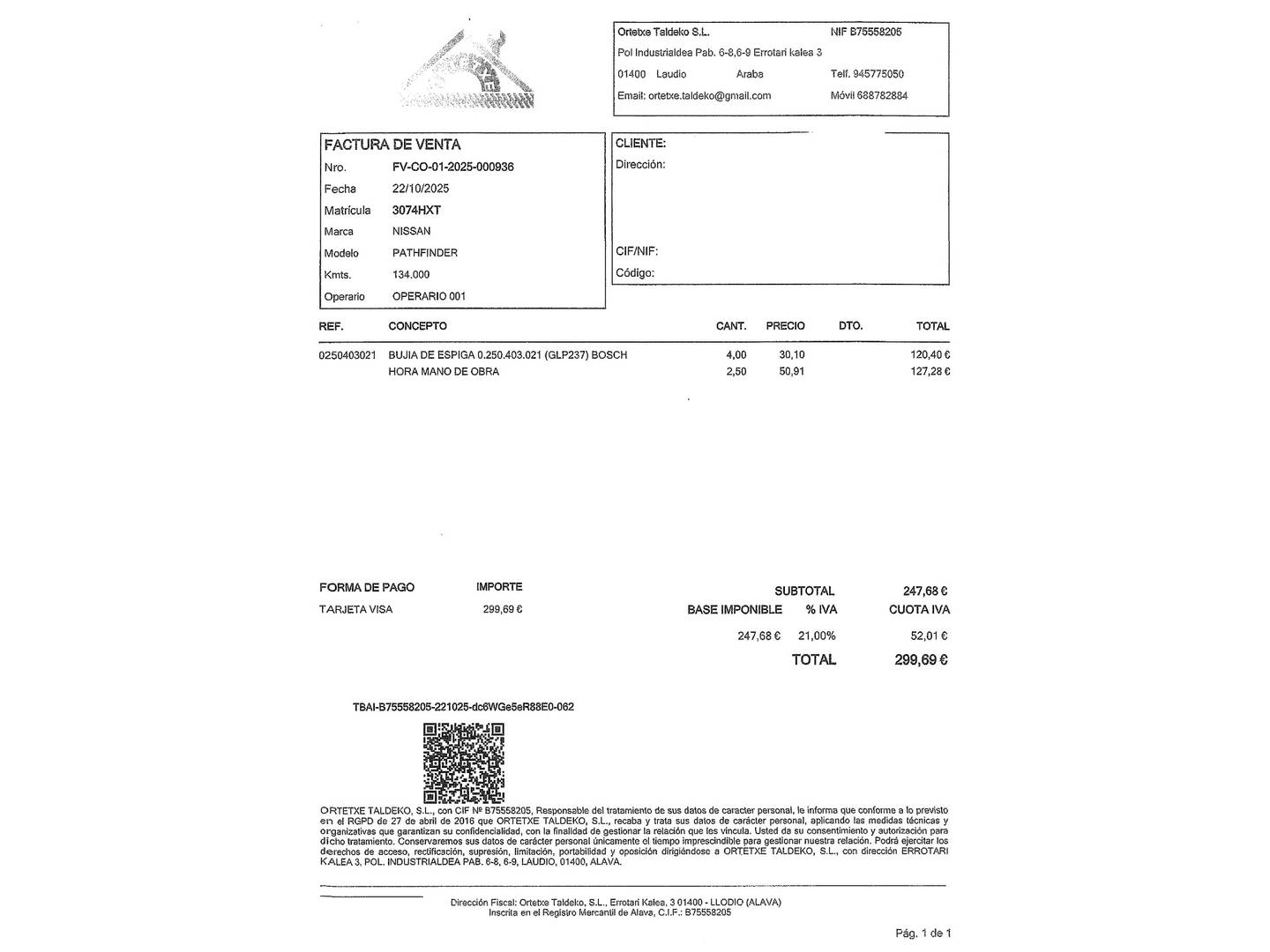 Foto Nissan Pathfinder Nissan Pathfinder 2.5 dCi LE (190 CV) 7 Plazas