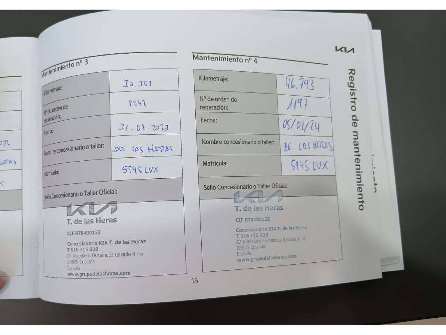 Foto del mantenimiento del KIA XCeed KIA XCeed 1.5 MHEV iMT Tech (160 CV)