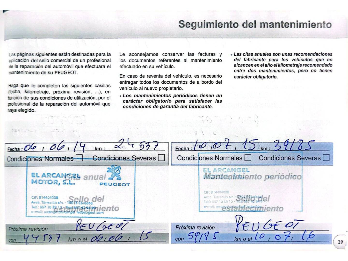 Foto del mantenimiento del Peugeot 207 Peugeot 207 1.4 HDI Business Line FAP (70 CV)