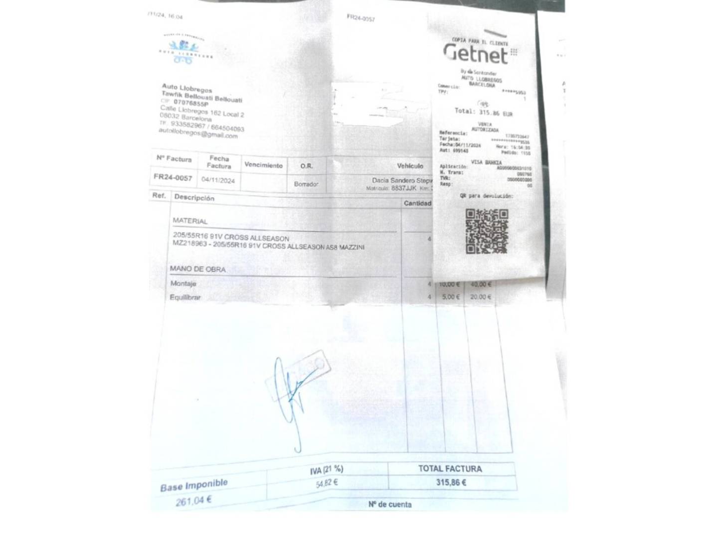 Foto del mantenimiento del Dacia Sandero Dacia Sandero Stepway TCe (90 CV)