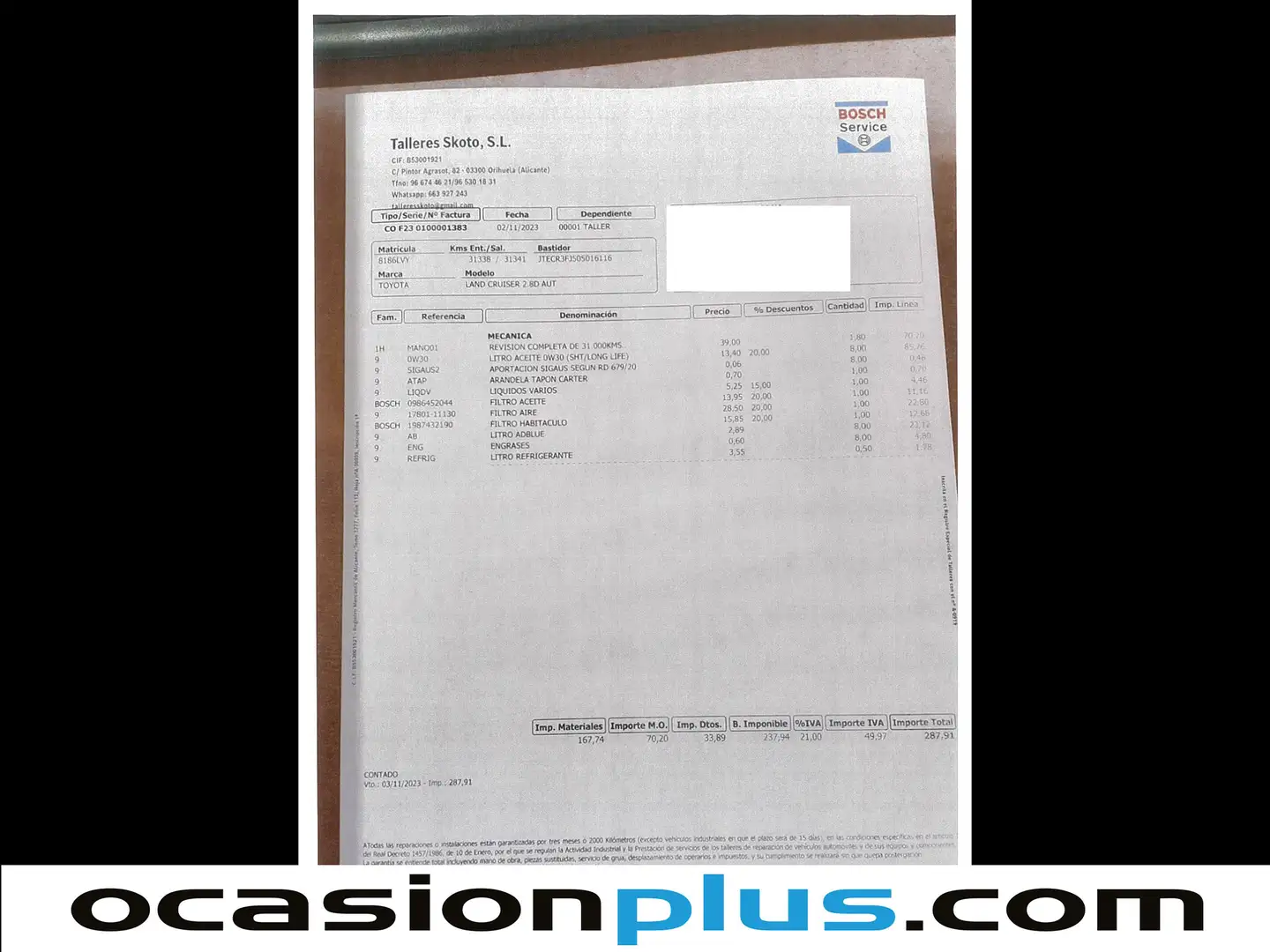 Foto Toyota Land Cruiser Toyota Land Cruiser 2.8 D-4D VXL Auto (204 CV)