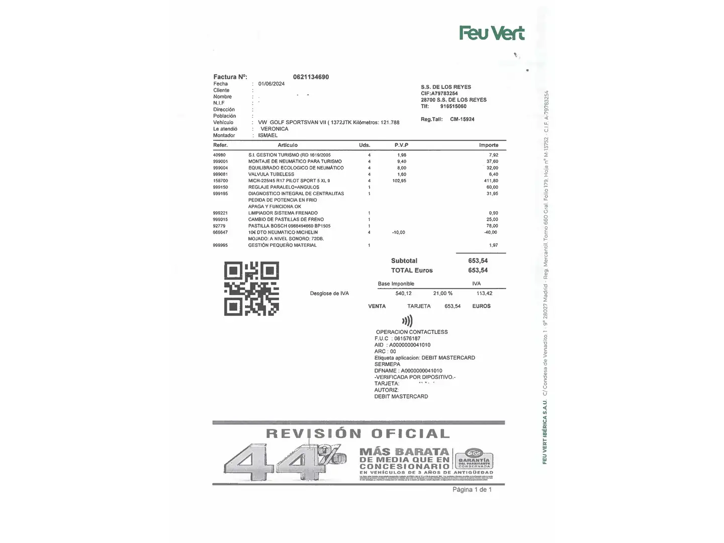 Foto Volkswagen Golf Sportsvan Volkswagen Golf Sportsvan Sport 1.4 TSI (150 CV) DSG