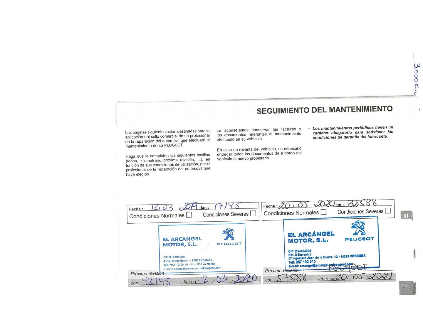Foto del mantenimiento del Peugeot 5008 Peugeot 5008 PureTech 130 S&S Allure (130 CV) 7 plazas