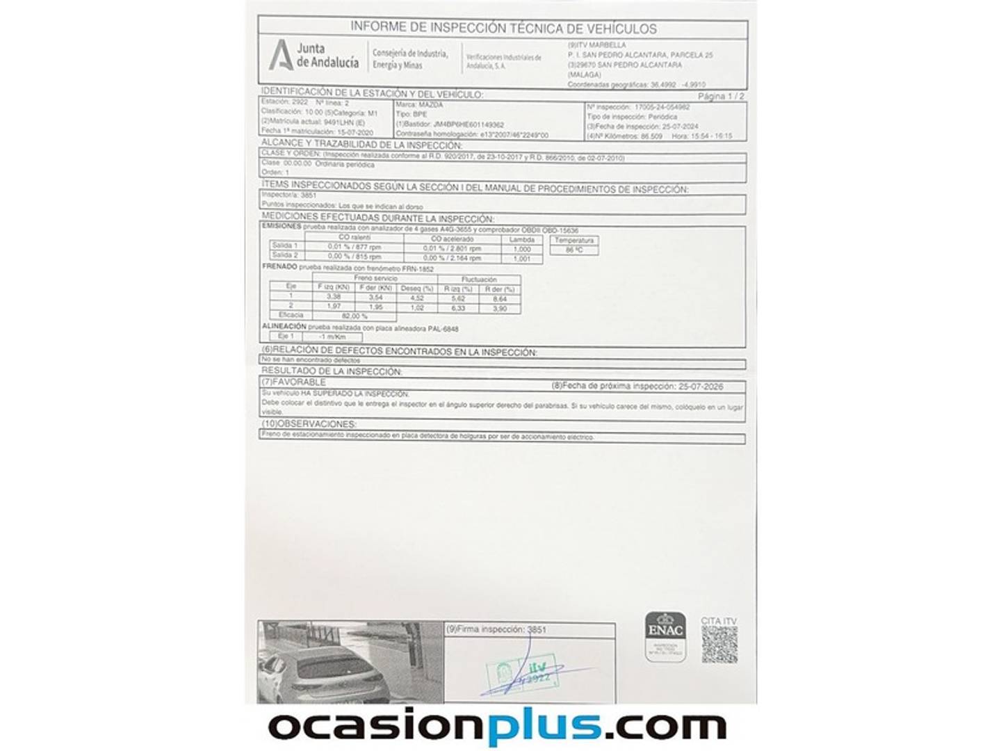 Foto Mazda Mazda3 Mazda Mazda 3 2.0 Skyactiv-G Evolution (122 CV)