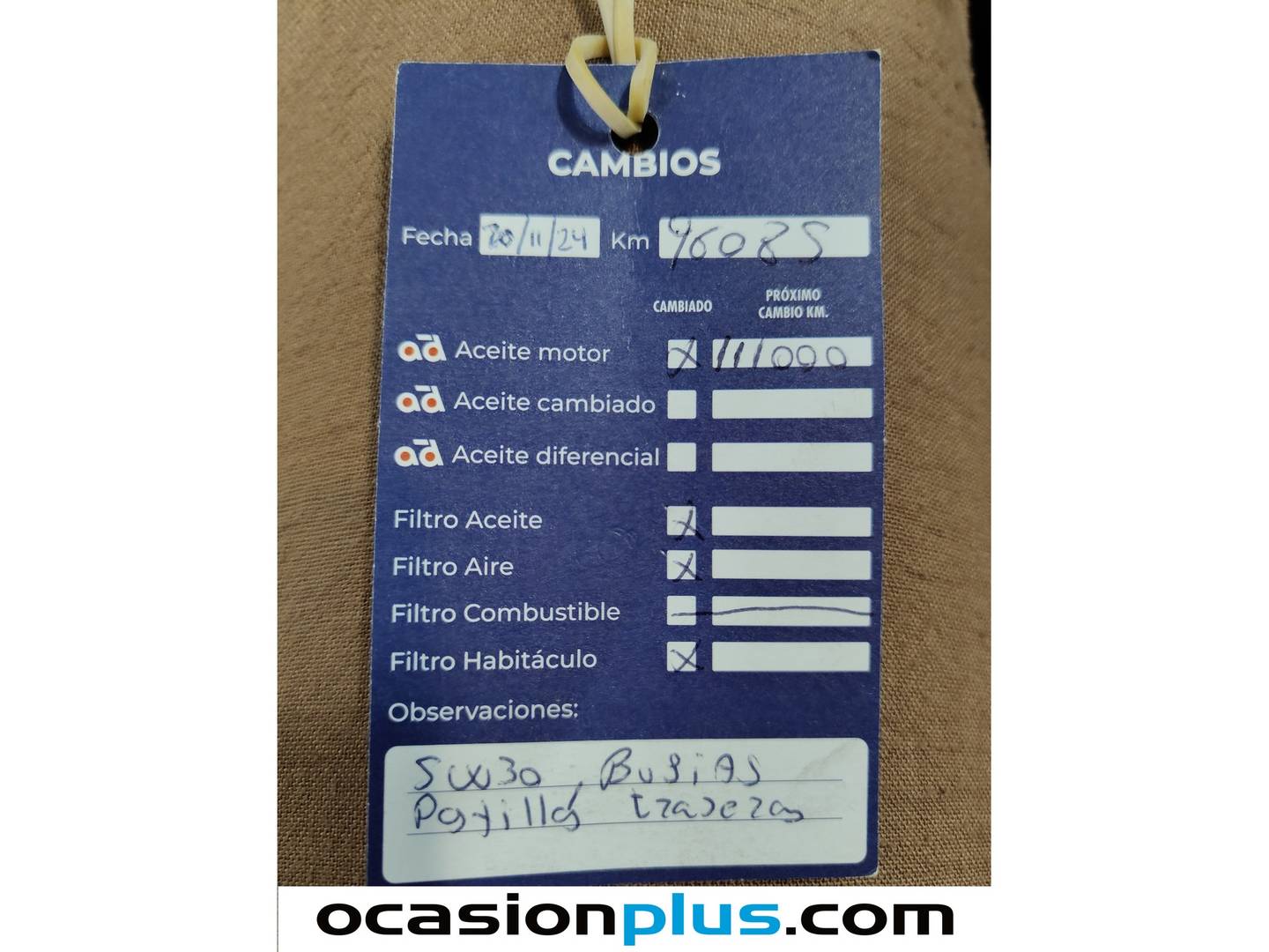 Foto del mantenimiento del Ford Focus Ford Focus 1.6 Sport (115 CV)