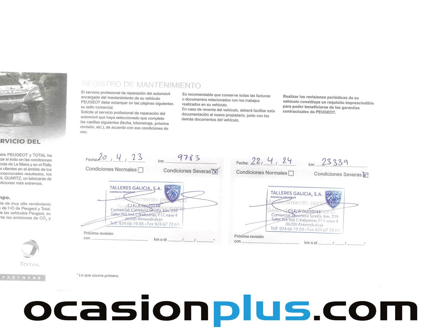 Foto del mantenimiento del Peugeot 5008 Peugeot 5008 PureTech 130 S&S Active Pack EAT8 (130 CV) 7 Plazas