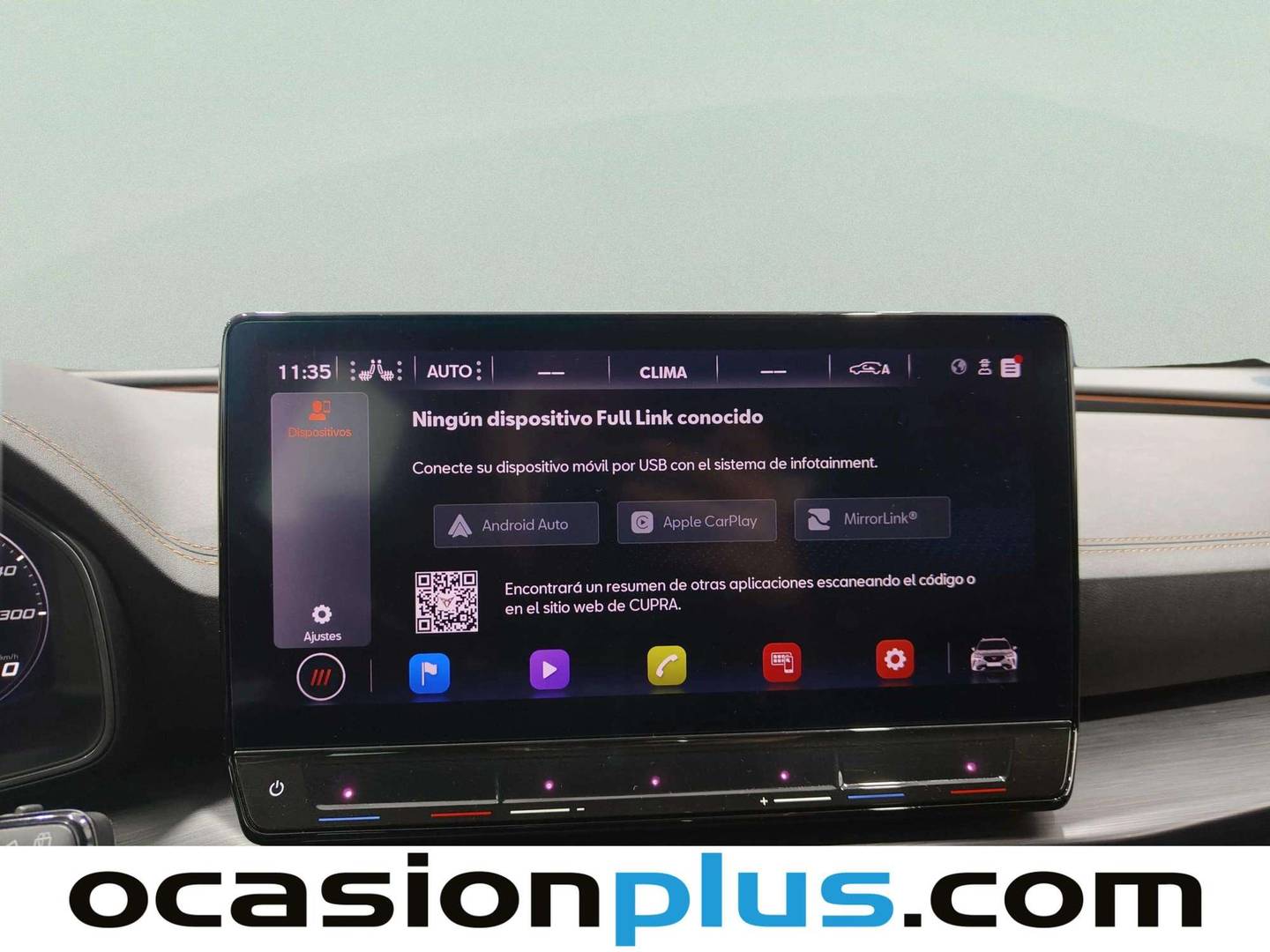 Equipamiento del Cupra Formentor Cupra Formentor 1.4 e-Hybrid VZ DSG (245 CV)