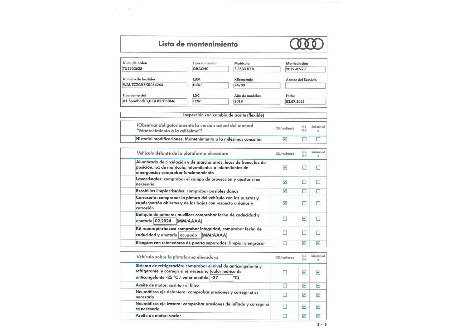 Foto Audi A1 Audi A1 Sportback S line 30 TFSI (116 CV) Pack S-Line