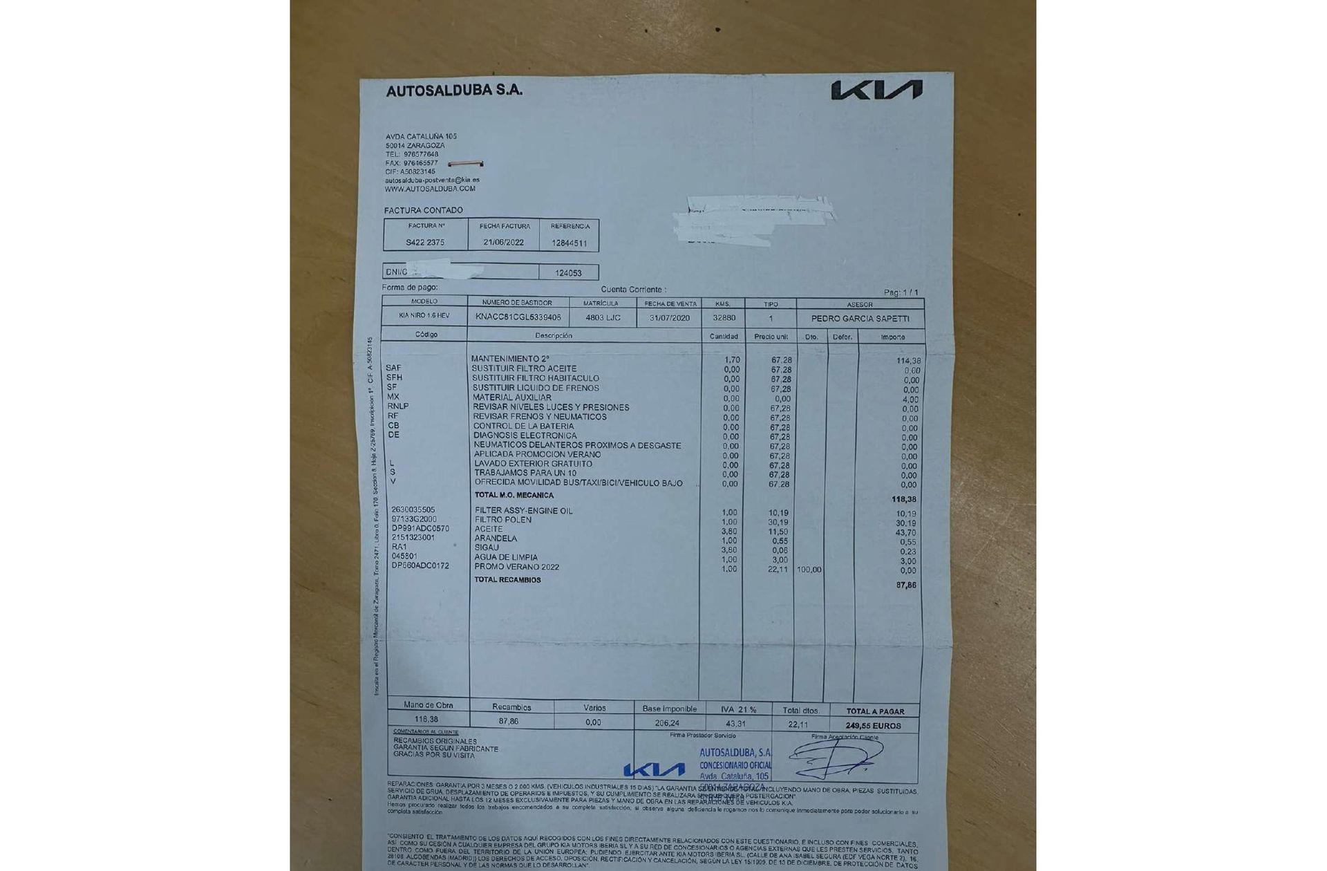 Kia Niro 1.6 GDi HEV Híbrido Emotion - foto 23