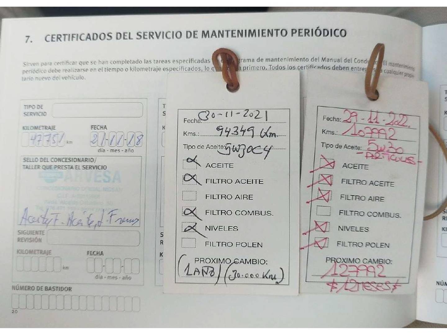 Foto del mantenimiento del Nissan X-TRAIL Nissan X-Trail 1.6 dCi N-Connecta 4x4-i (130 CV)