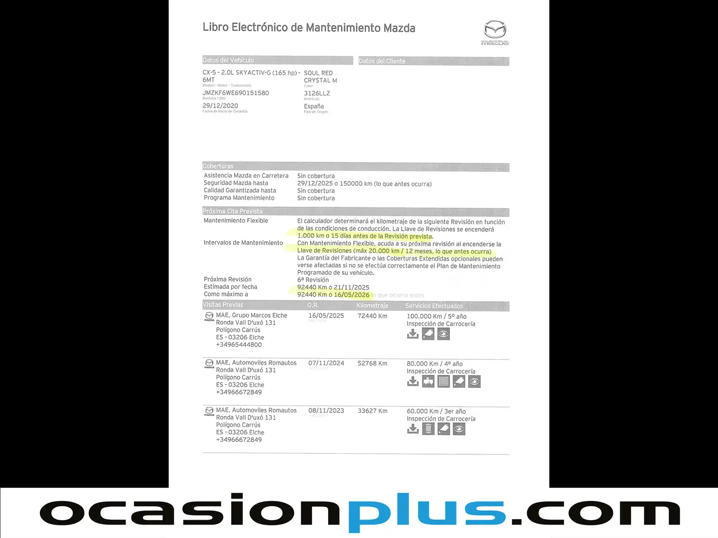 Foto Mazda CX-5 Mazda CX-5 2.0 G Evolution 2WD (165 CV)