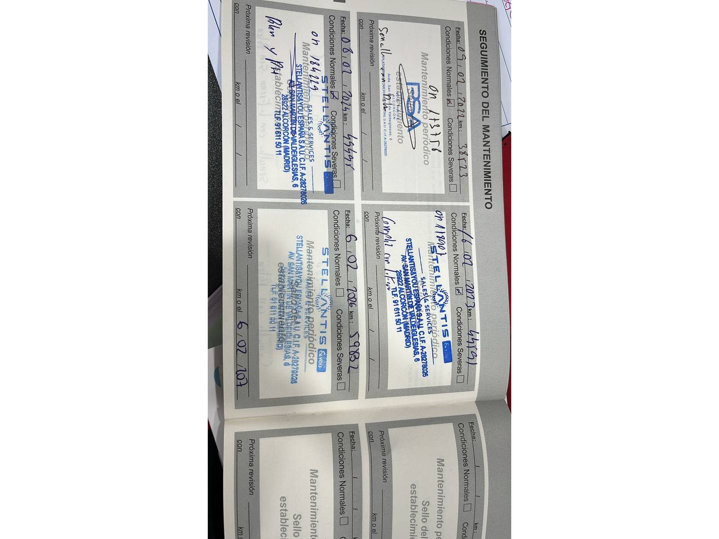 Foto del mantenimiento del Citroën C4 Cactus Citroen C4 Cactus PureTech 130 S&S Shine (130 CV)