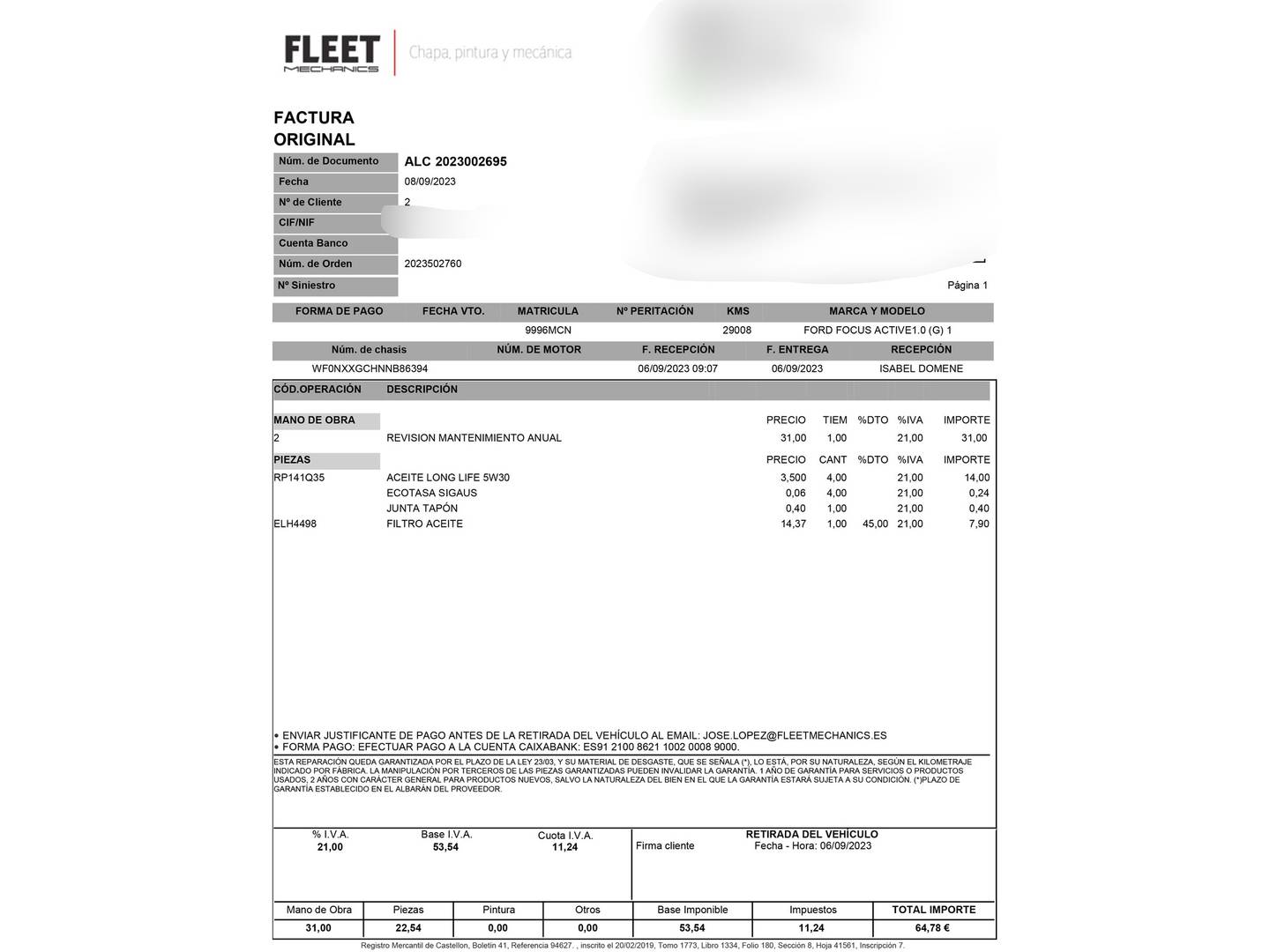 Foto Ford Focus Ford Focus 1.0 Ecoboost MHEV Active (155 CV)