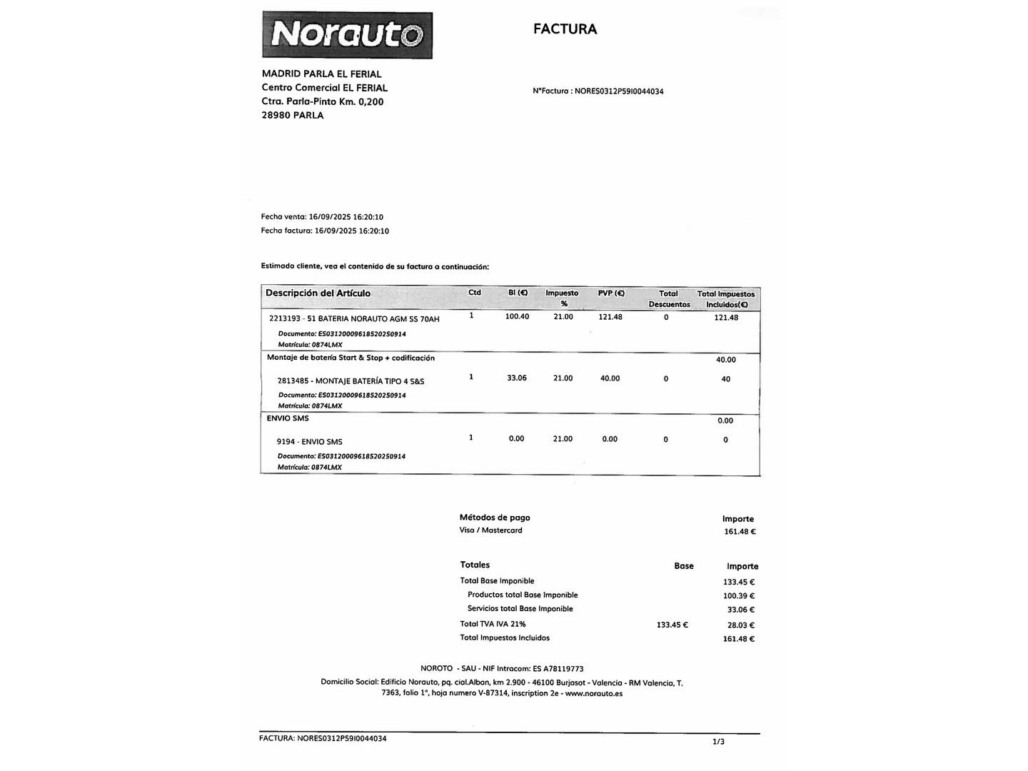 Foto del mantenimiento del Ford Focus Ford Focus 1.0 Ecoboost MHEV ST-Line (125 CV)