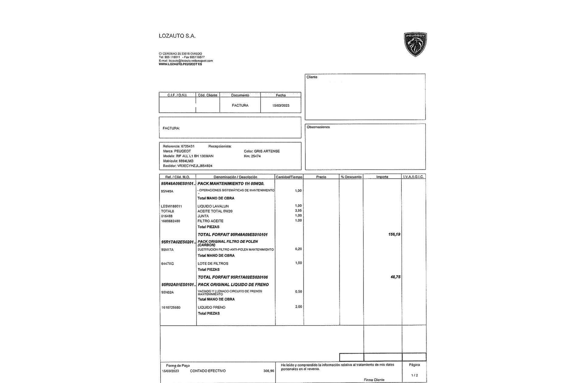 Peugeot Rifter BlueHDi 130 Allure Standard 7 plazas - foto 22