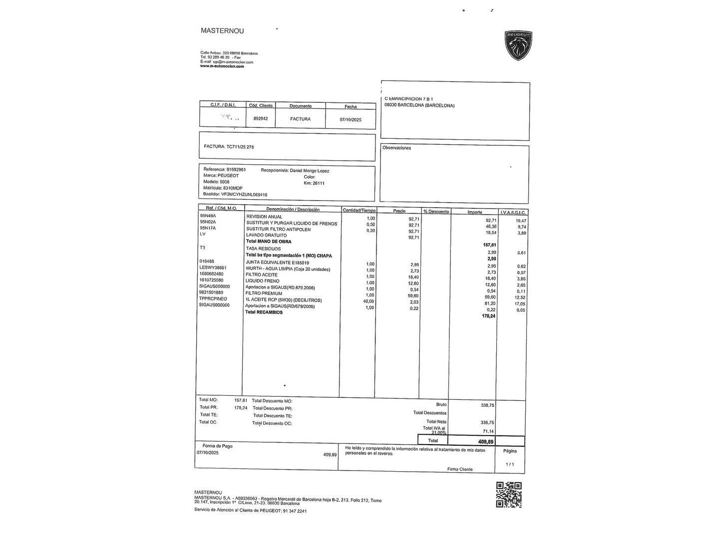 Foto Peugeot 5008 Peugeot 5008 BlueHDI 130 S&S GT EAT8 (130 CV) 7 Plazas