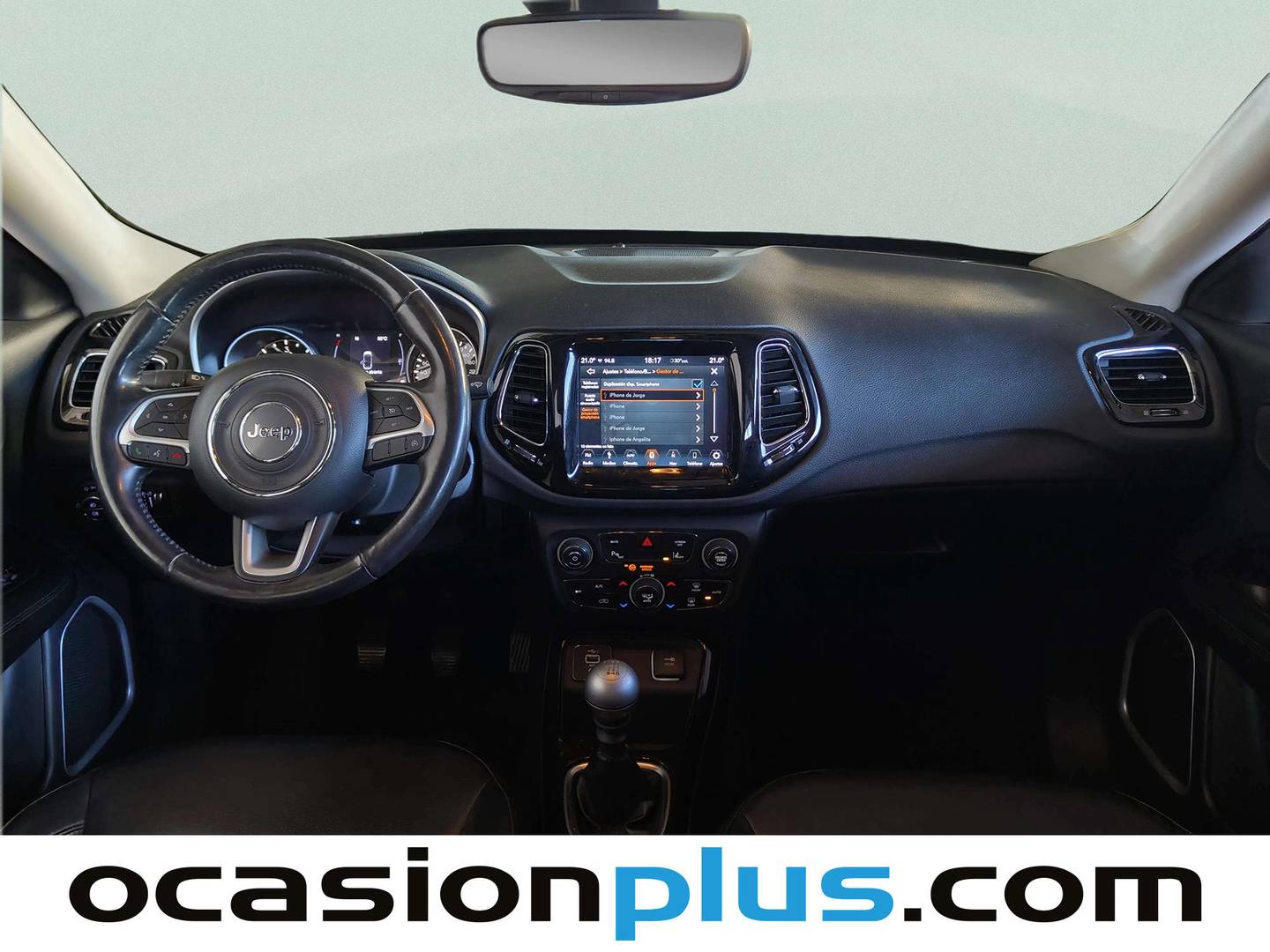 Foto asientos delanteros Jeep Compass Jeep Compass 1.6 Multijet Night Eagle 4x2 (120 CV)