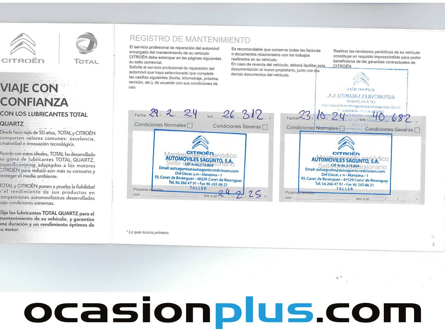 Foto del mantenimiento del Citroën C3 Citroen C3 BlueHDi 100 S&S C-Series (102 CV)