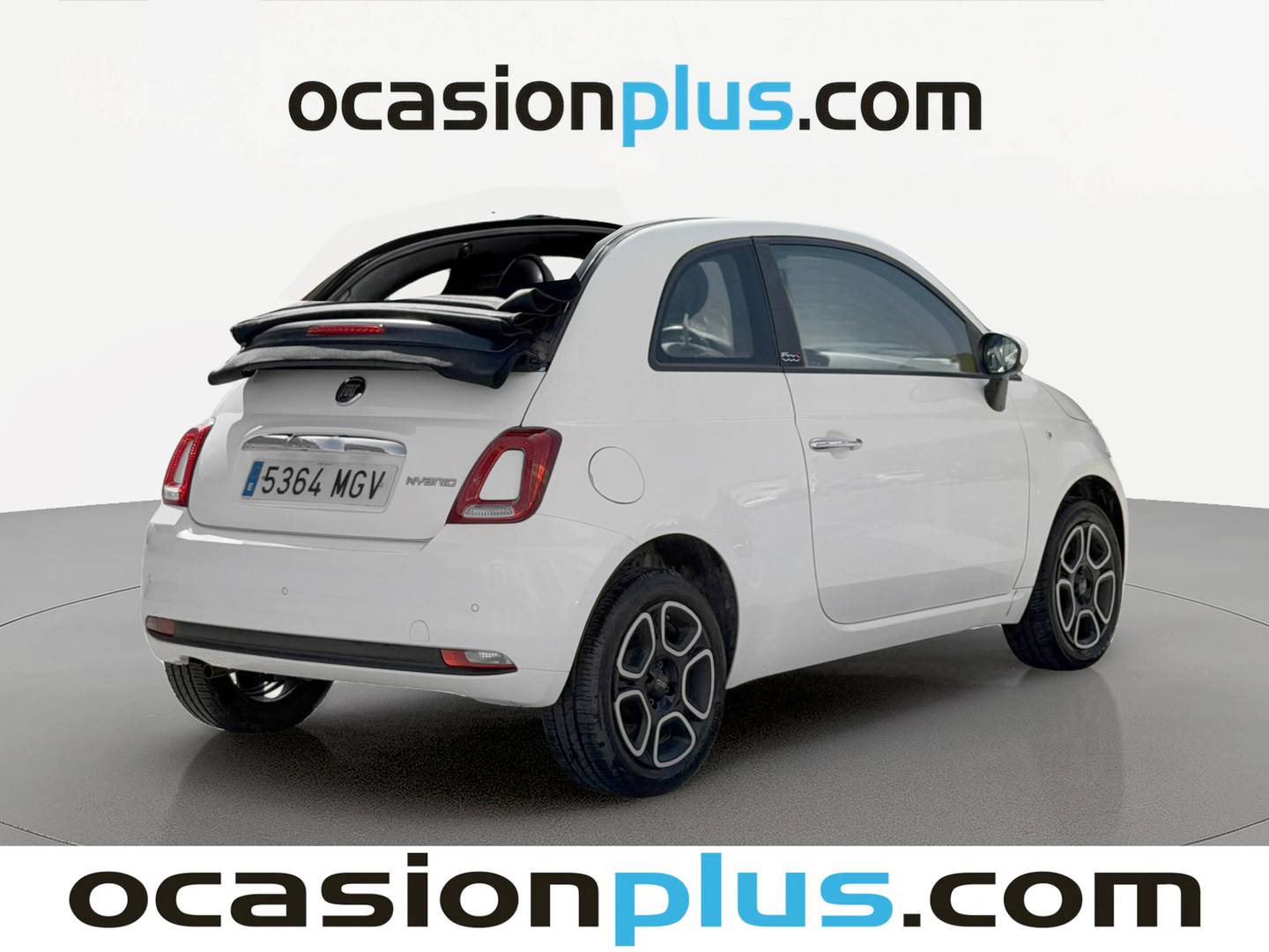 Foto trasera Fiat 500C Fiat 500C 1.0 Hybrid Club (70 CV) derecha