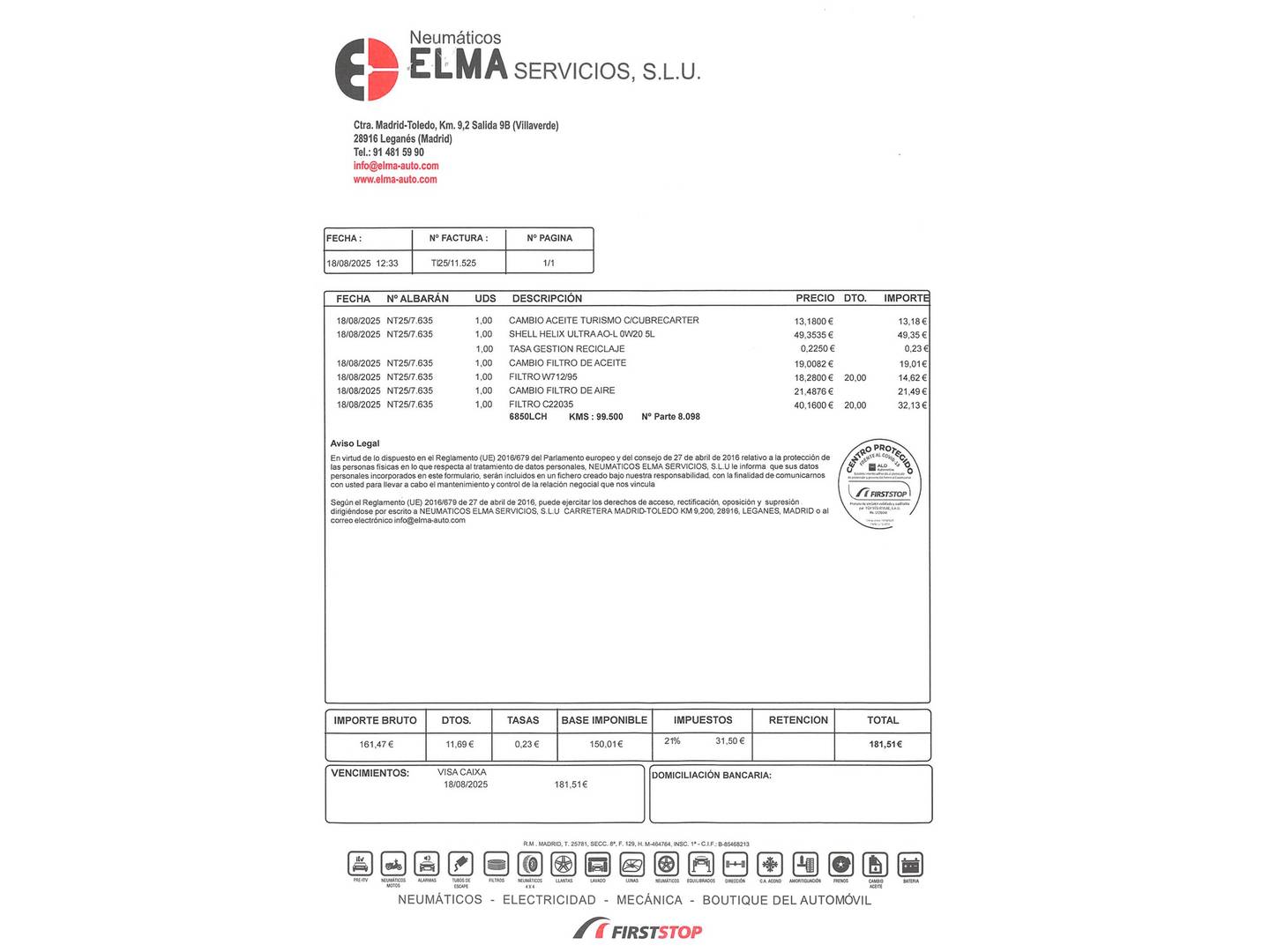 Foto del mantenimiento del Volkswagen T-Cross Volkswagen T-Cross Sport 1.0 TSI (115 CV) DSG